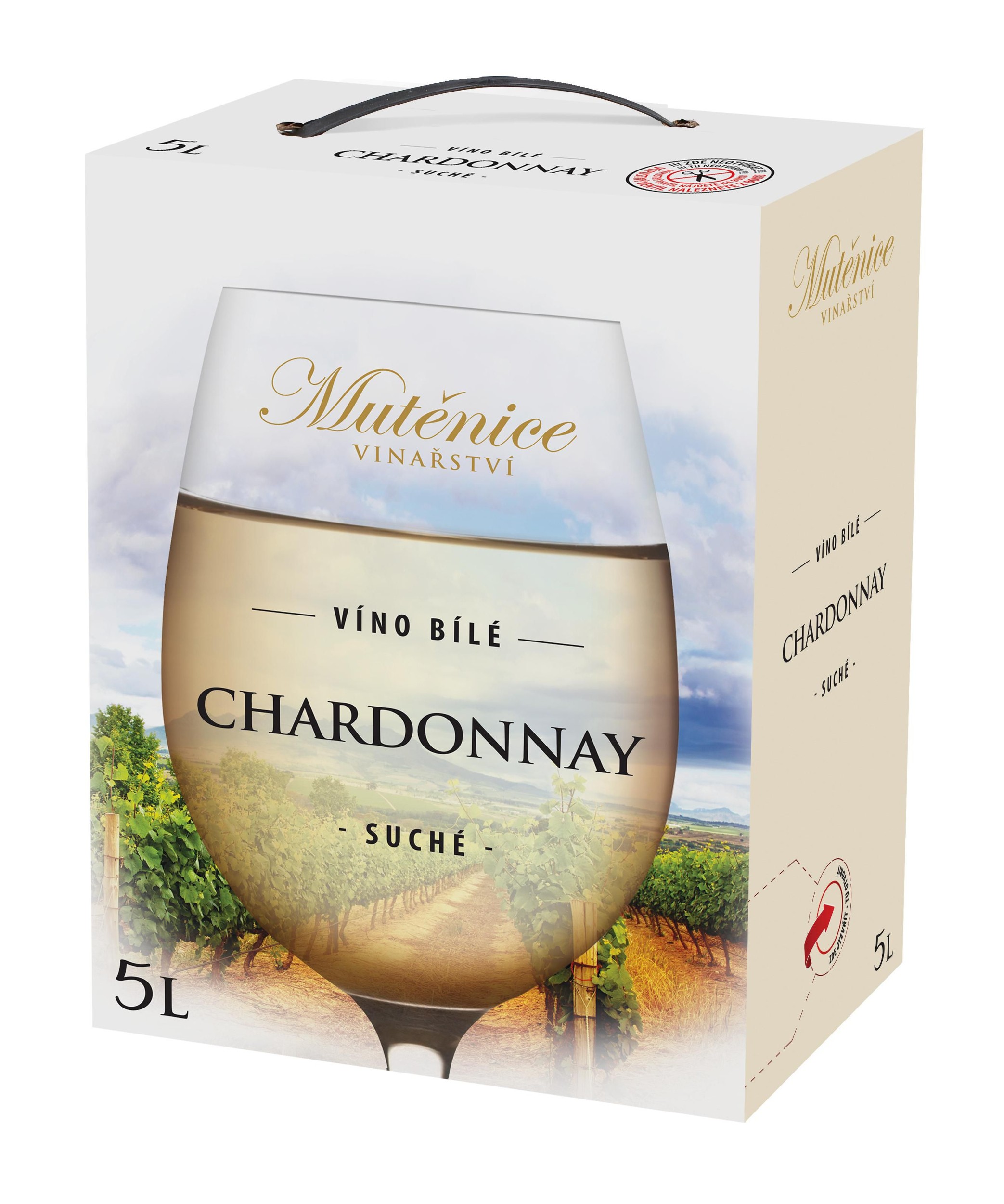 Nápoje - Jumbo BiB Chardonnay 5 l