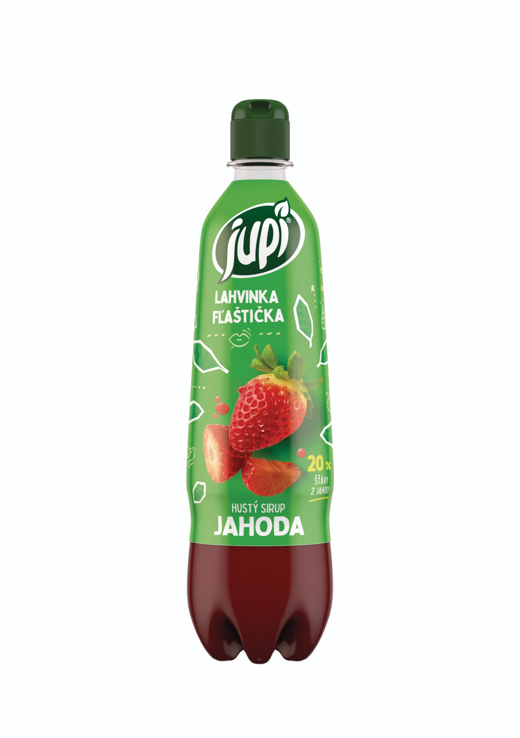 Nápoje - Jupí Superovocný sirup jahoda s jablkem 0,7 l