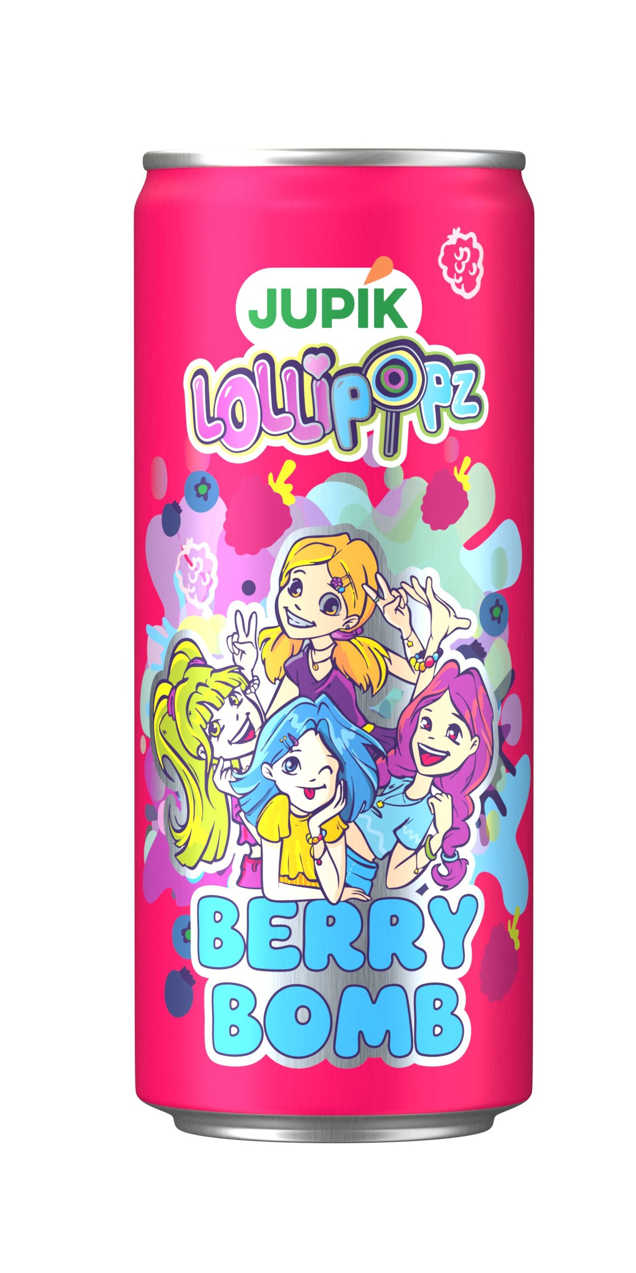 Svět dětí - Jupík Lollipopz Berry Bomb 0,33l