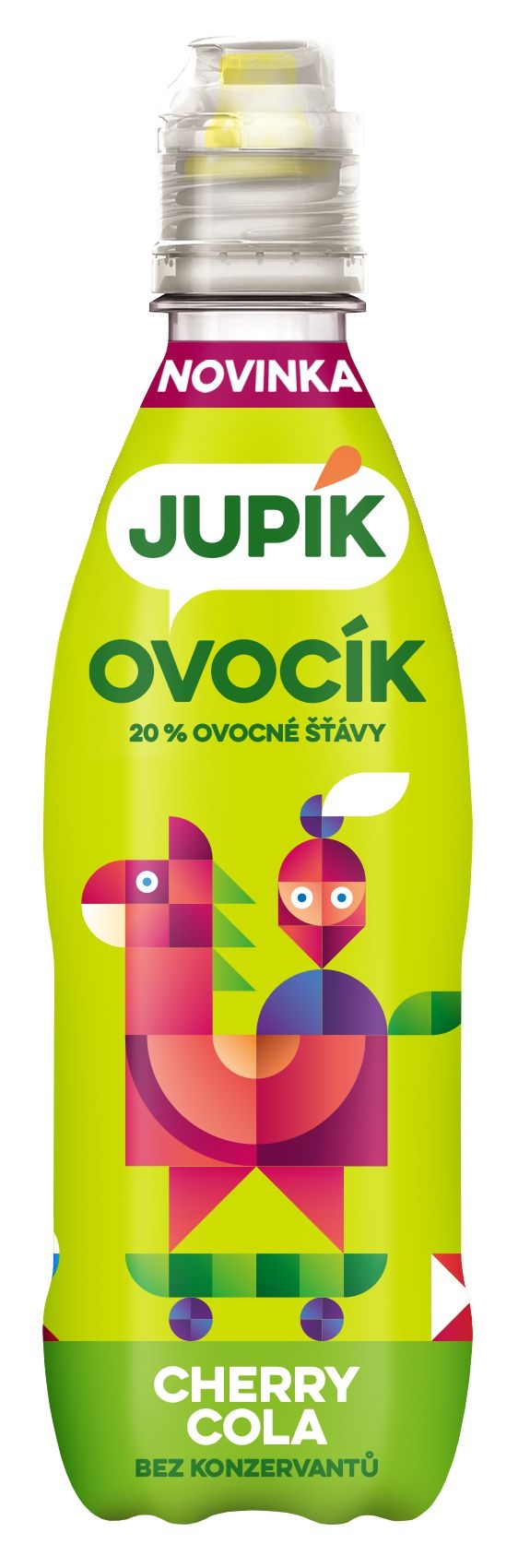 Svět dětí - Jupík Ovocík 20% cherry cola 0,33l