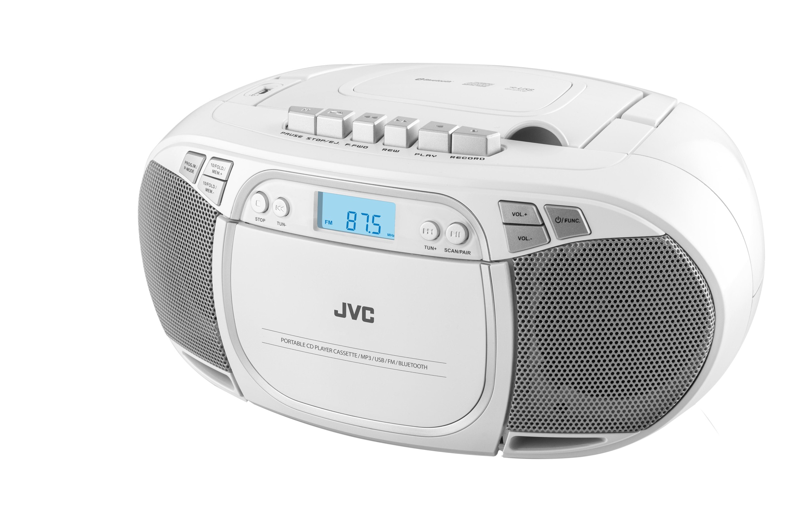 Elektro - JVC Rádio s CD RC-E451W  bílý