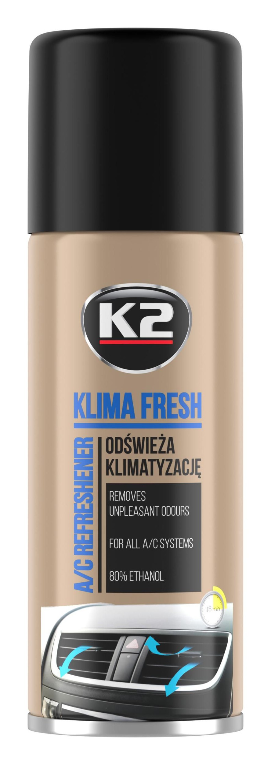 Auto-moto - K2 Osvěžovač Klima Fresh 150ml Cherry