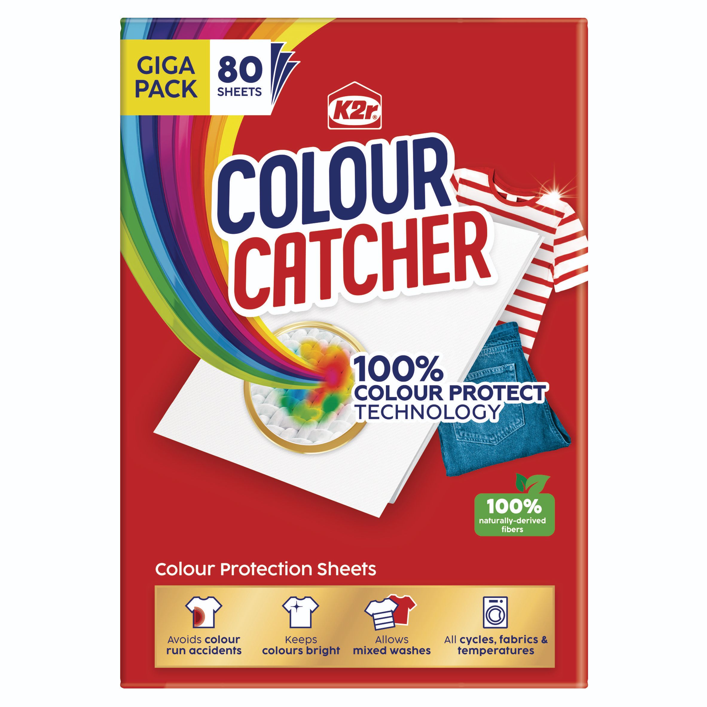 Drogerie a kosmetika - K2r Color Catcher ubrousek pro praní prádla 80 ks