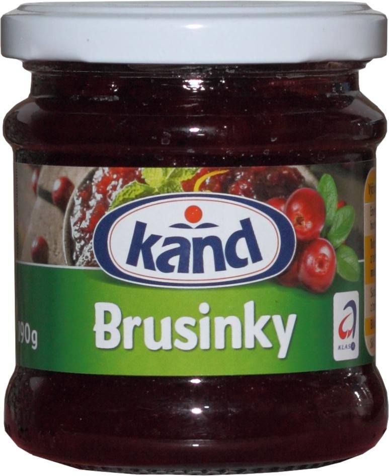 Trvanlivé potraviny - Kand Brusinky 190 g