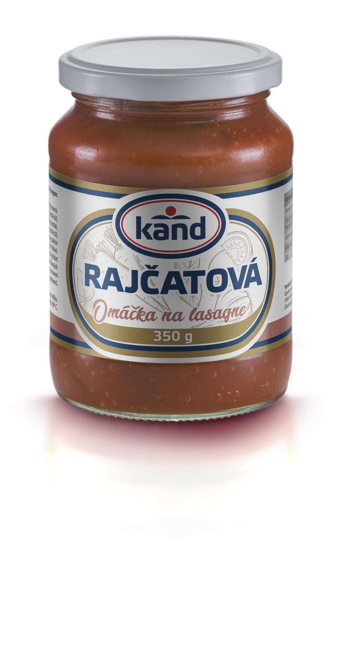 Trvanlivé potraviny - Kand Rajčatová omáčka na lasagne 350g