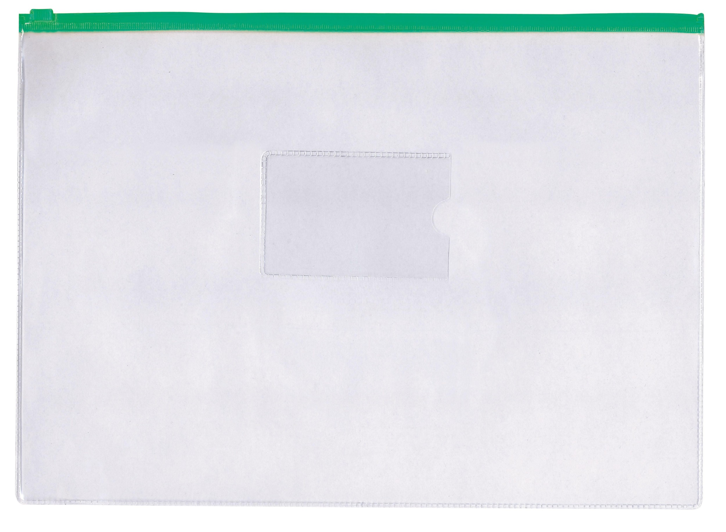 Domácnost a Zahrada - Kapsa A4 33x24 cm PVC průhledná, barevný zip různé barvy