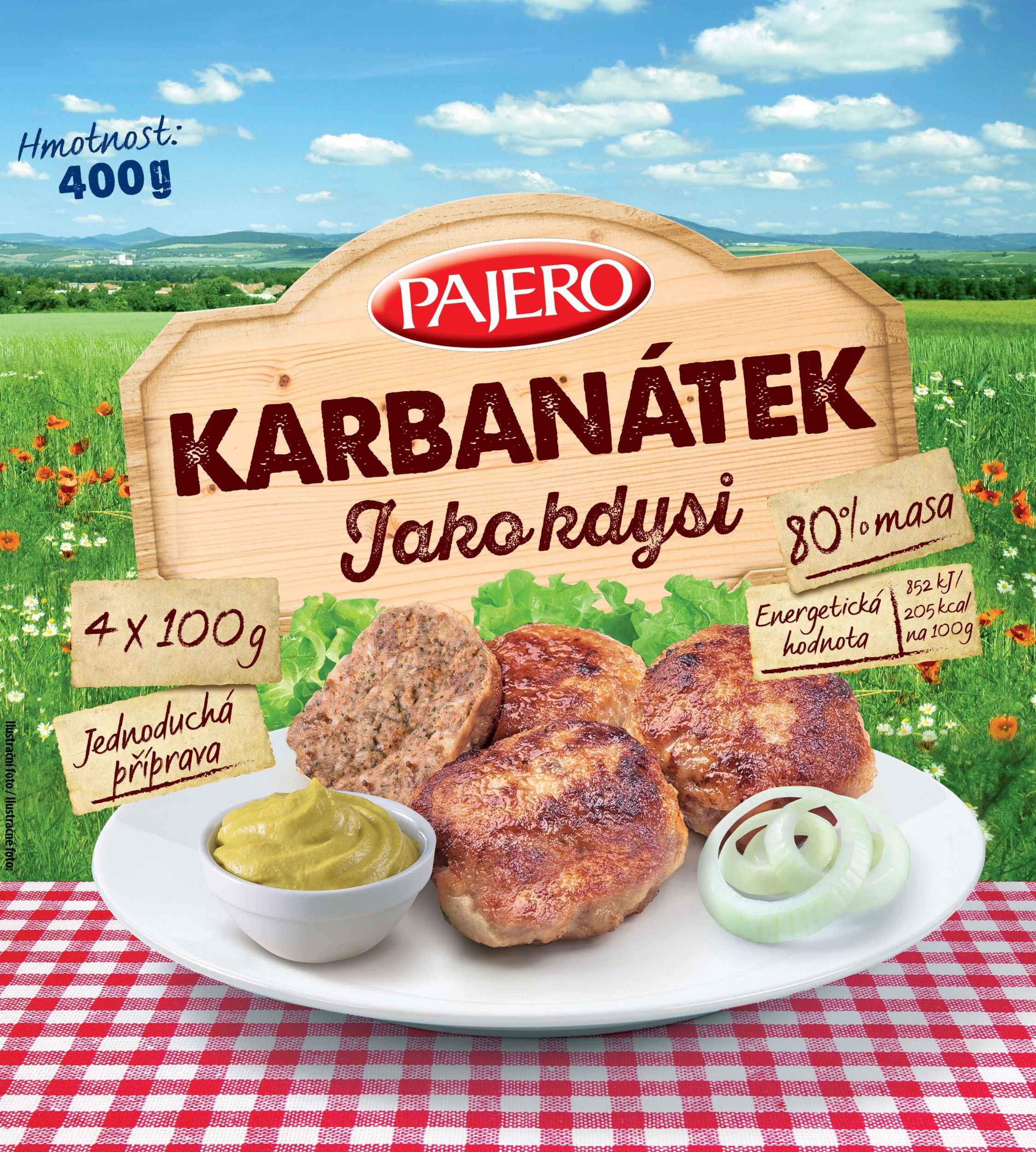 Mražené potraviny - Karbanátek "Jako kdysi" mražený 400g