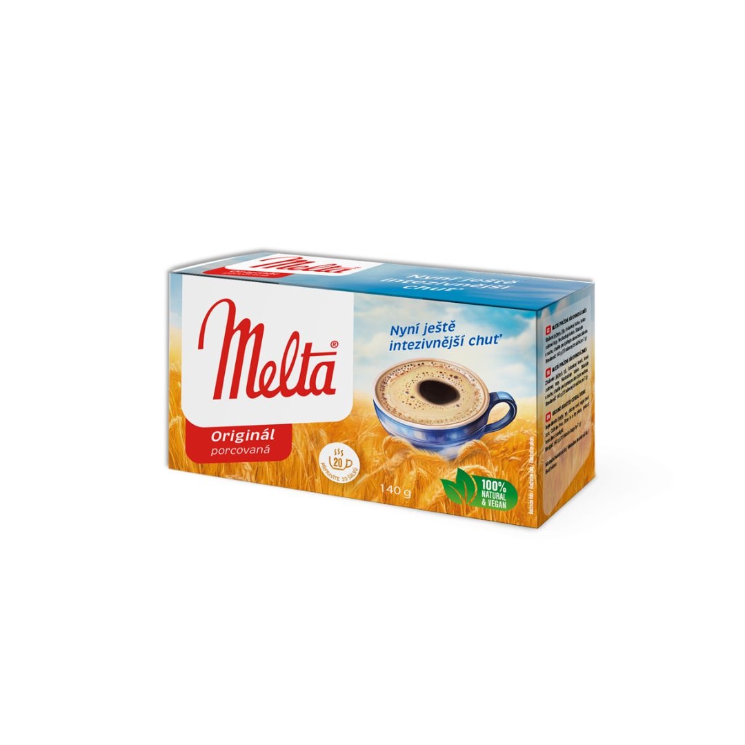 Nápoje - Kávoviny Porcovaná Melta kávovinová směs 20x7 g