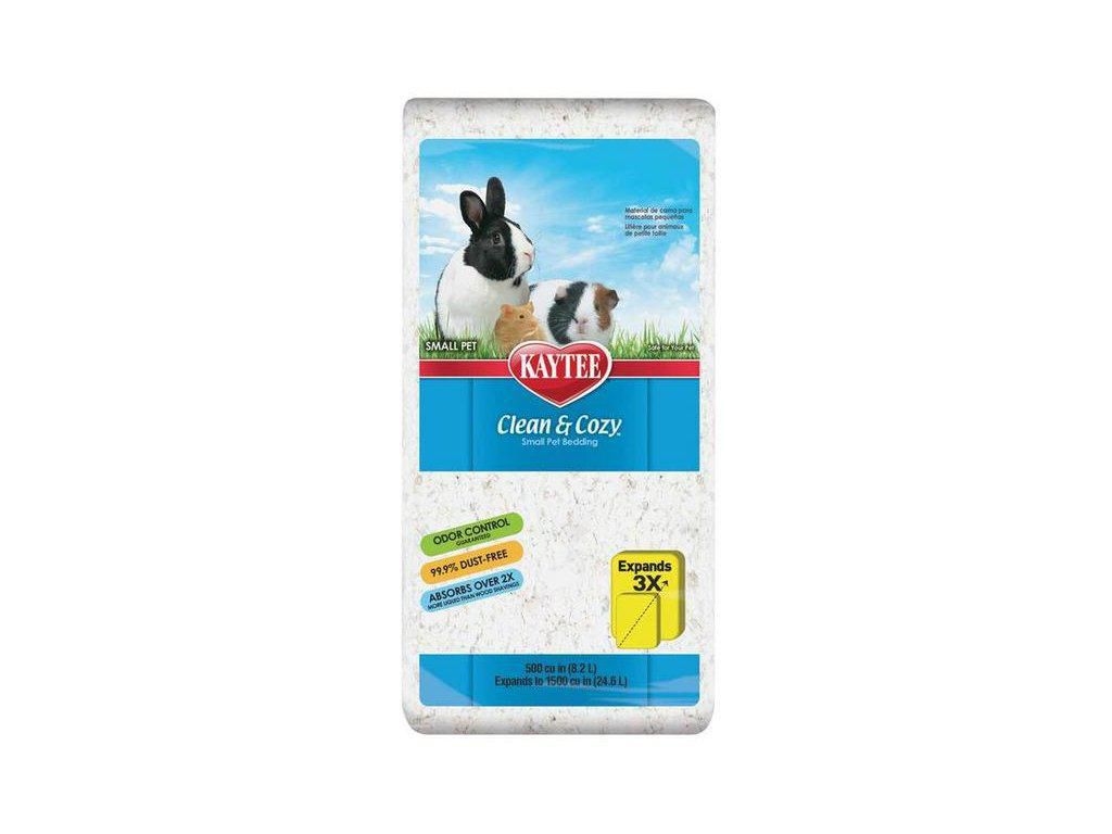 Svět zvířat - Kaytee Podestýlka clean&cozy bílá 24,6l