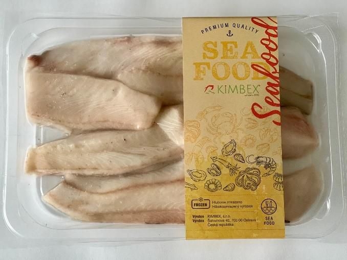 Mražené potraviny - Kimbex Černá treska filety s kůží mražené 450 g