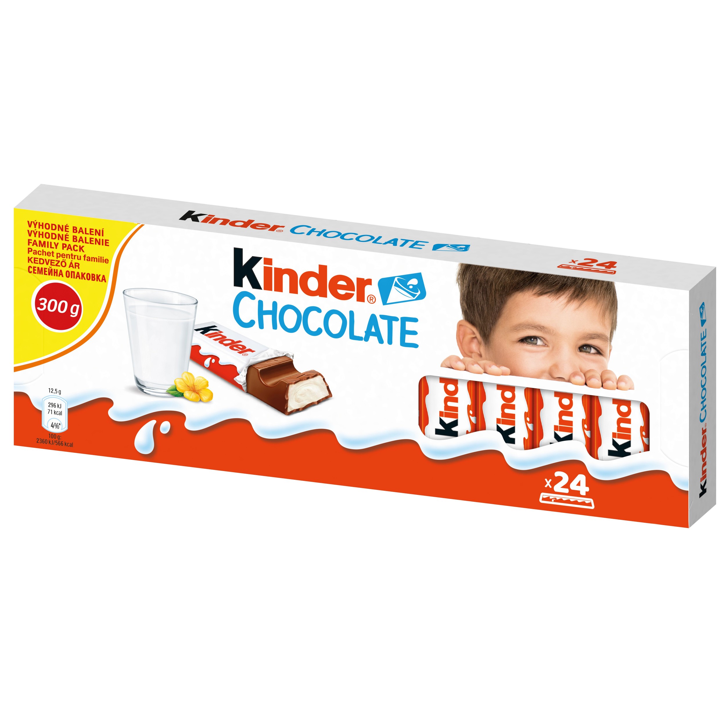 Trvanlivé potraviny - Kinder Čokoláda T24 300 g
