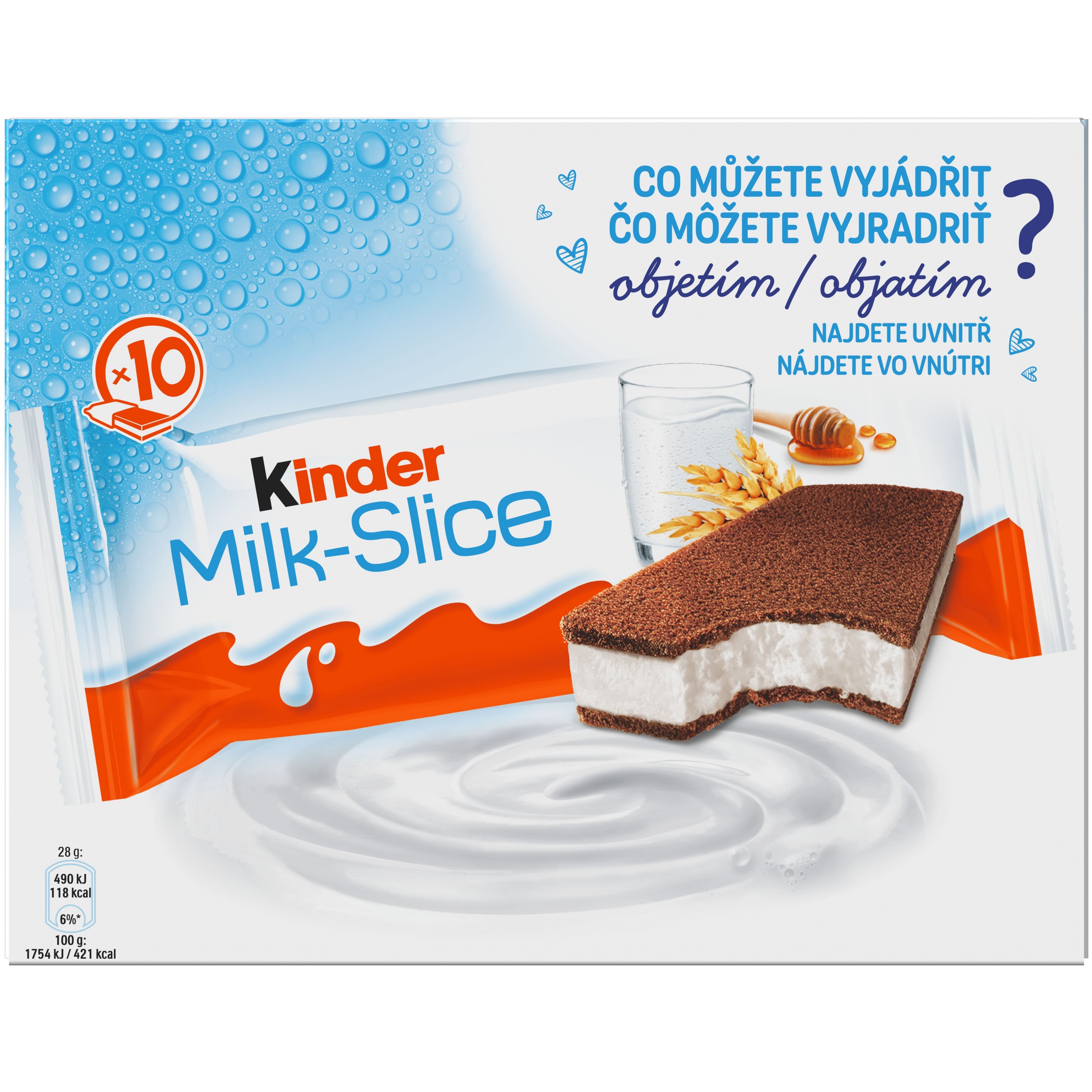 Mléčné a chlazené - Kinder Mléčný řez 10x28 g