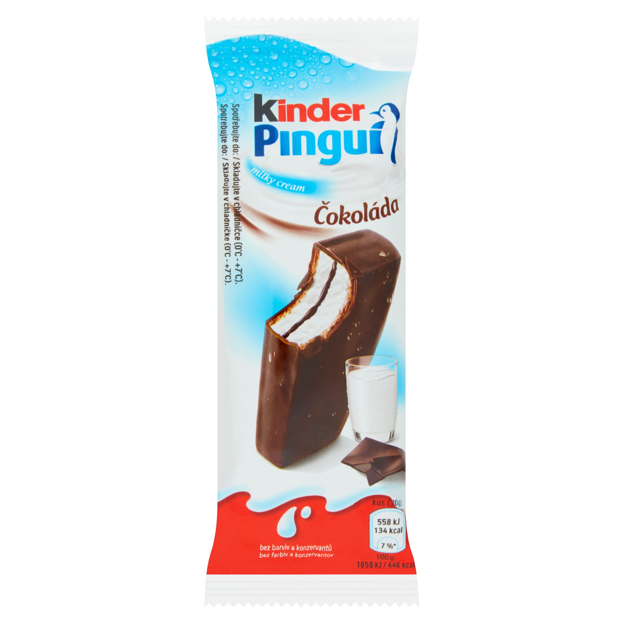 Mléčné a chlazené - Kinder Pinguí čokoláda 30 g
