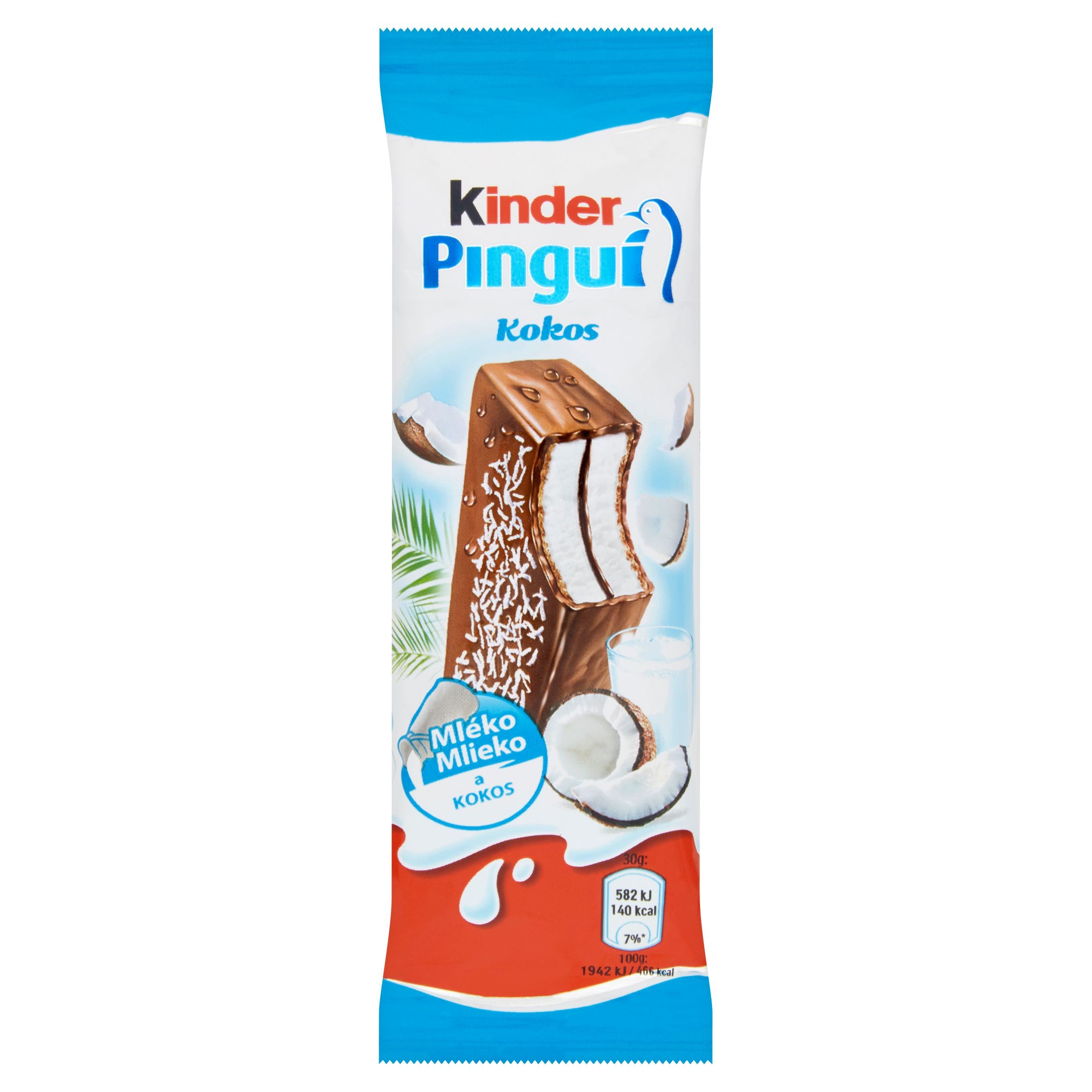 Mléčné a chlazené - Kinder Pinguí kokos 30 g