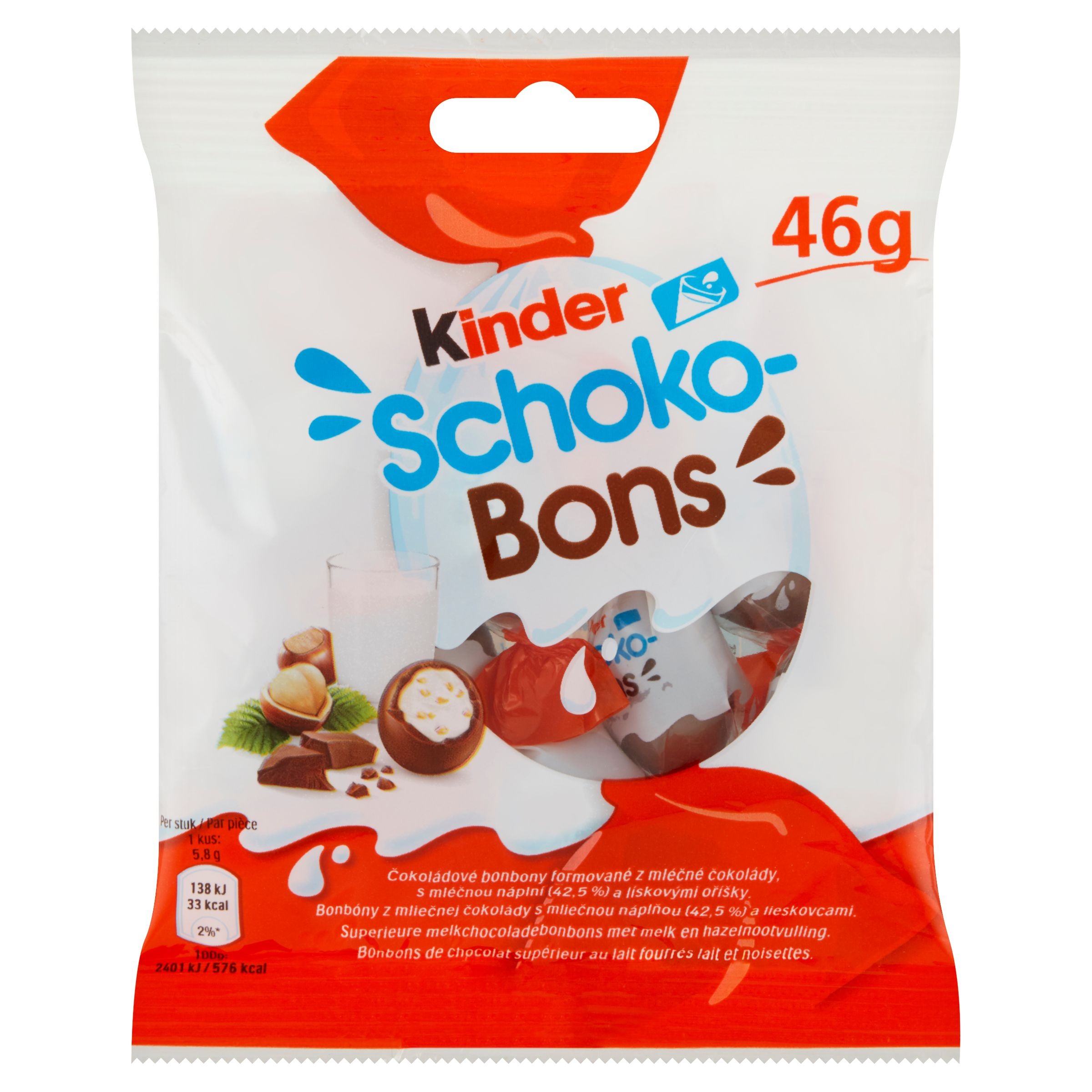 Trvanlivé potraviny - Kinder Schoko-Bons 46g