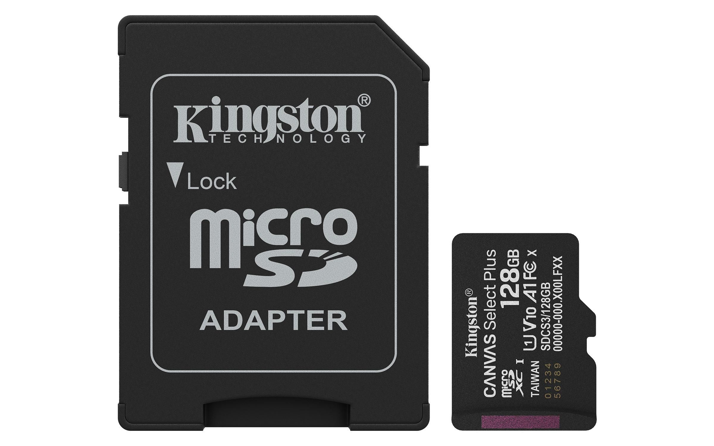 Elektro - Kingston micro SD 128GB+adaptér Class 10