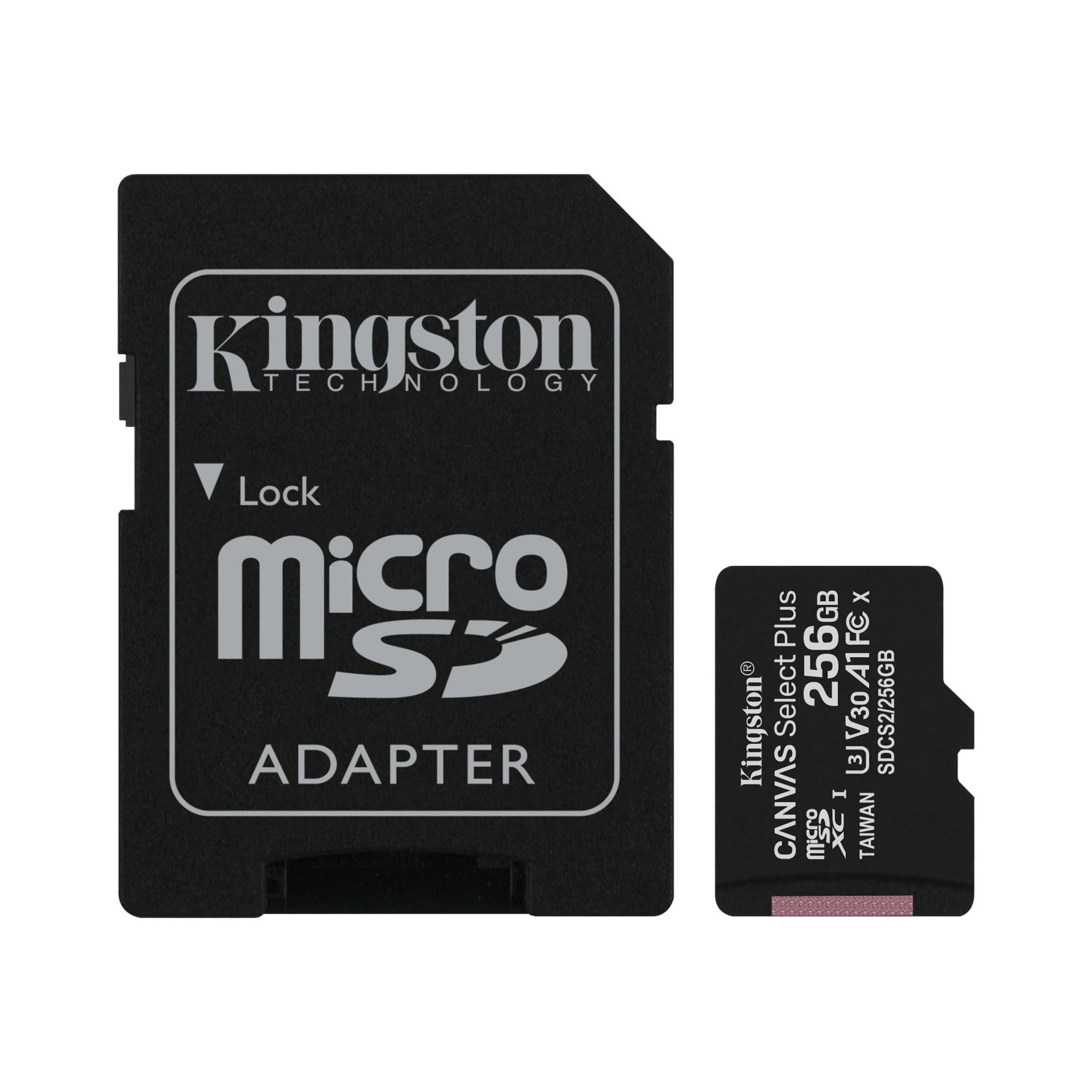 Elektro - Kingston microSD 256GB + adapt Class 10