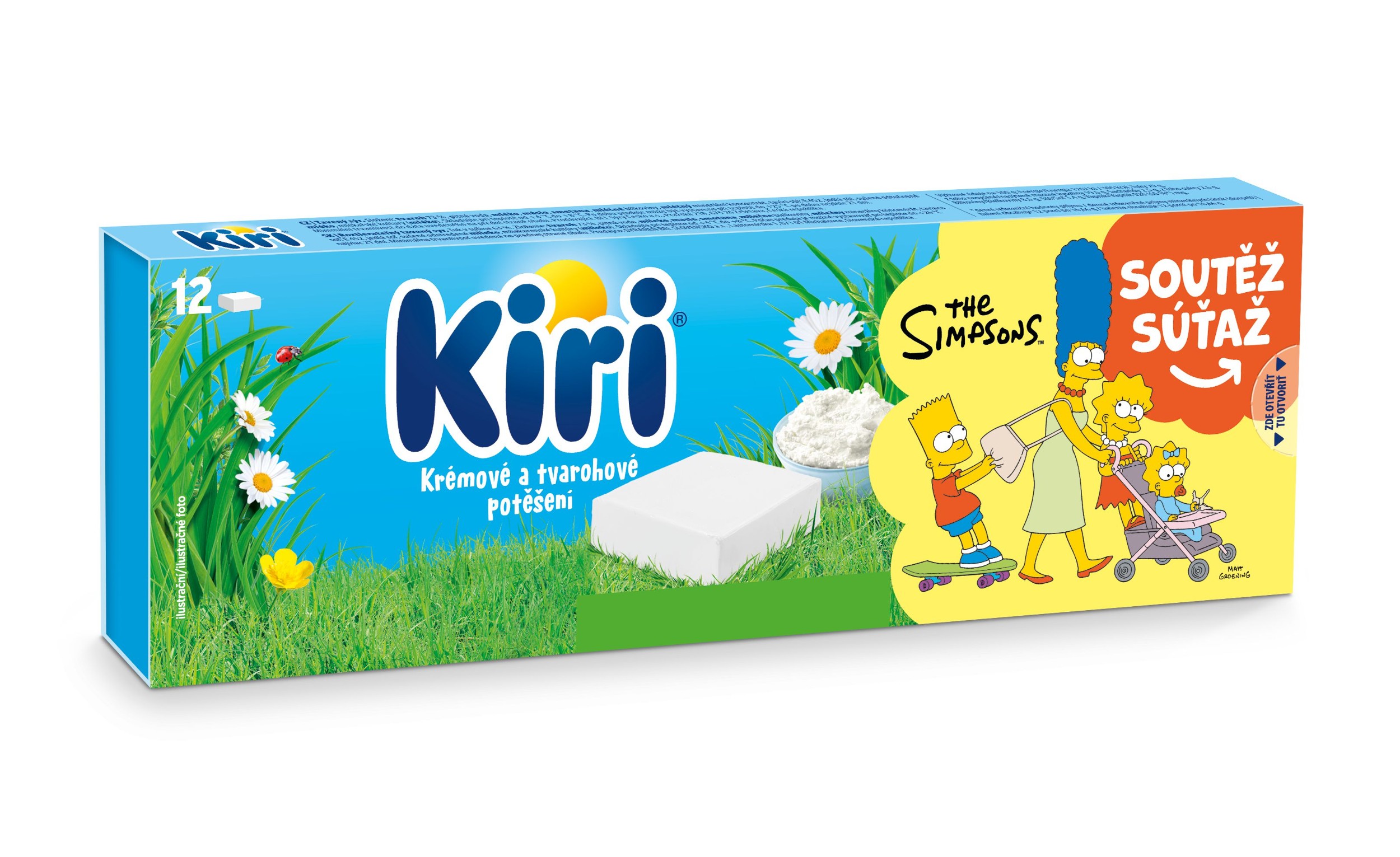 Mléčné a chlazené - Kiri Z tvarohu a smetany 12 porcí 200 g