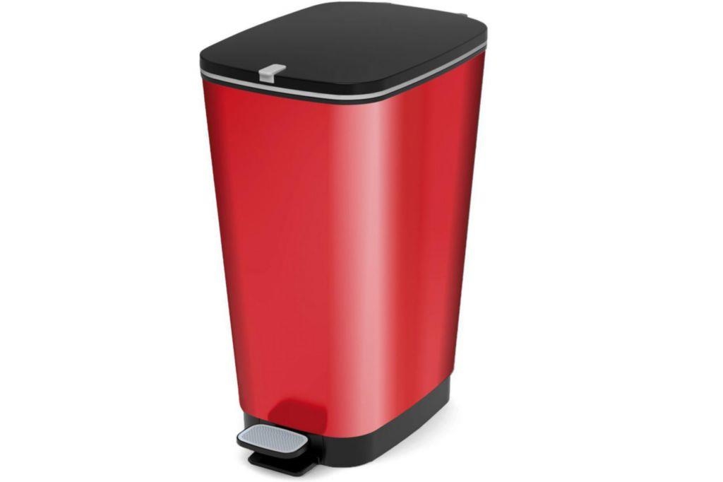 Domácnost a Zahrada - Kis Odpadkový koš Chic Bin L Metal Red 50 l