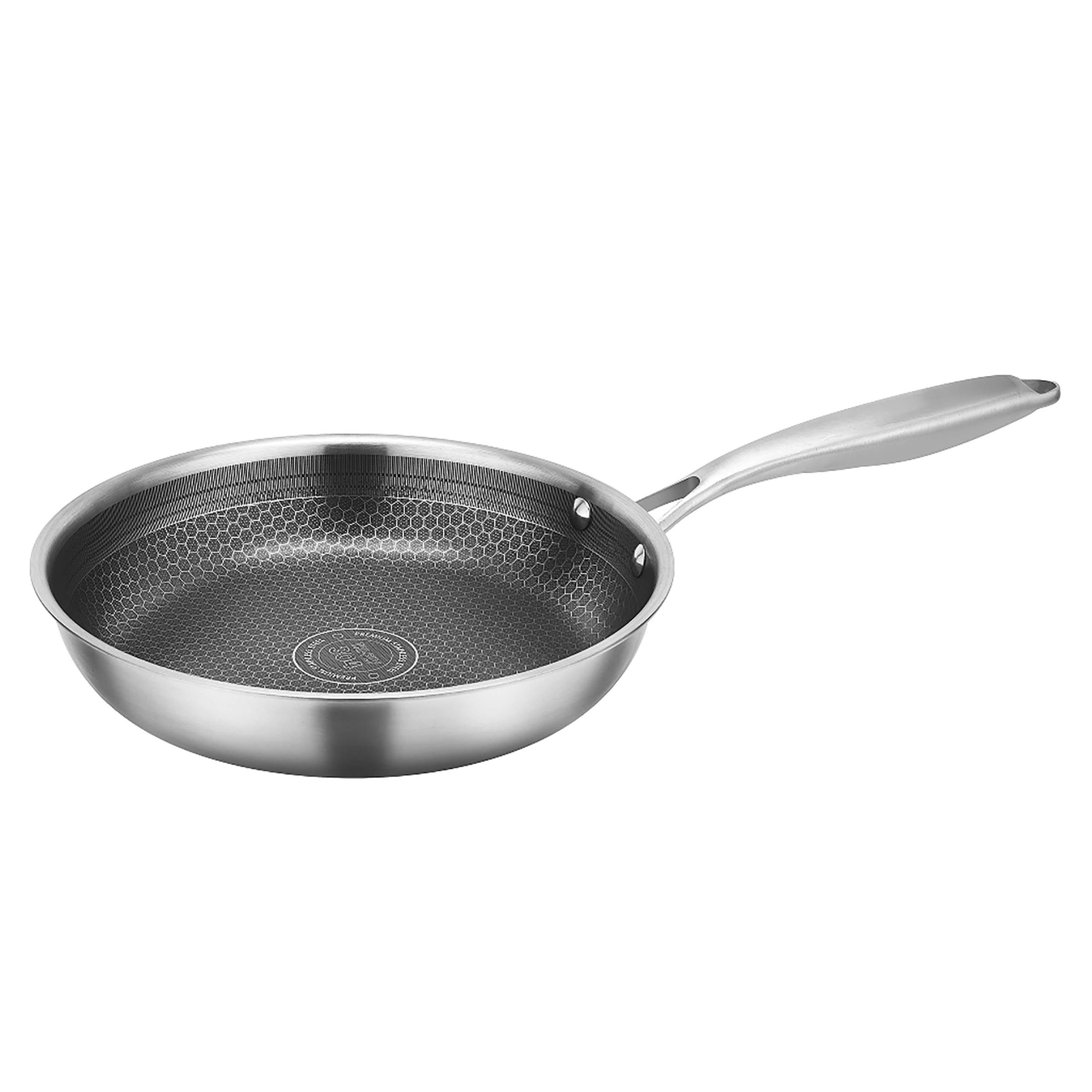 Domácnost a Zahrada - Kitchisimo Pánev 28 cm indukční dno nerez/hlíník