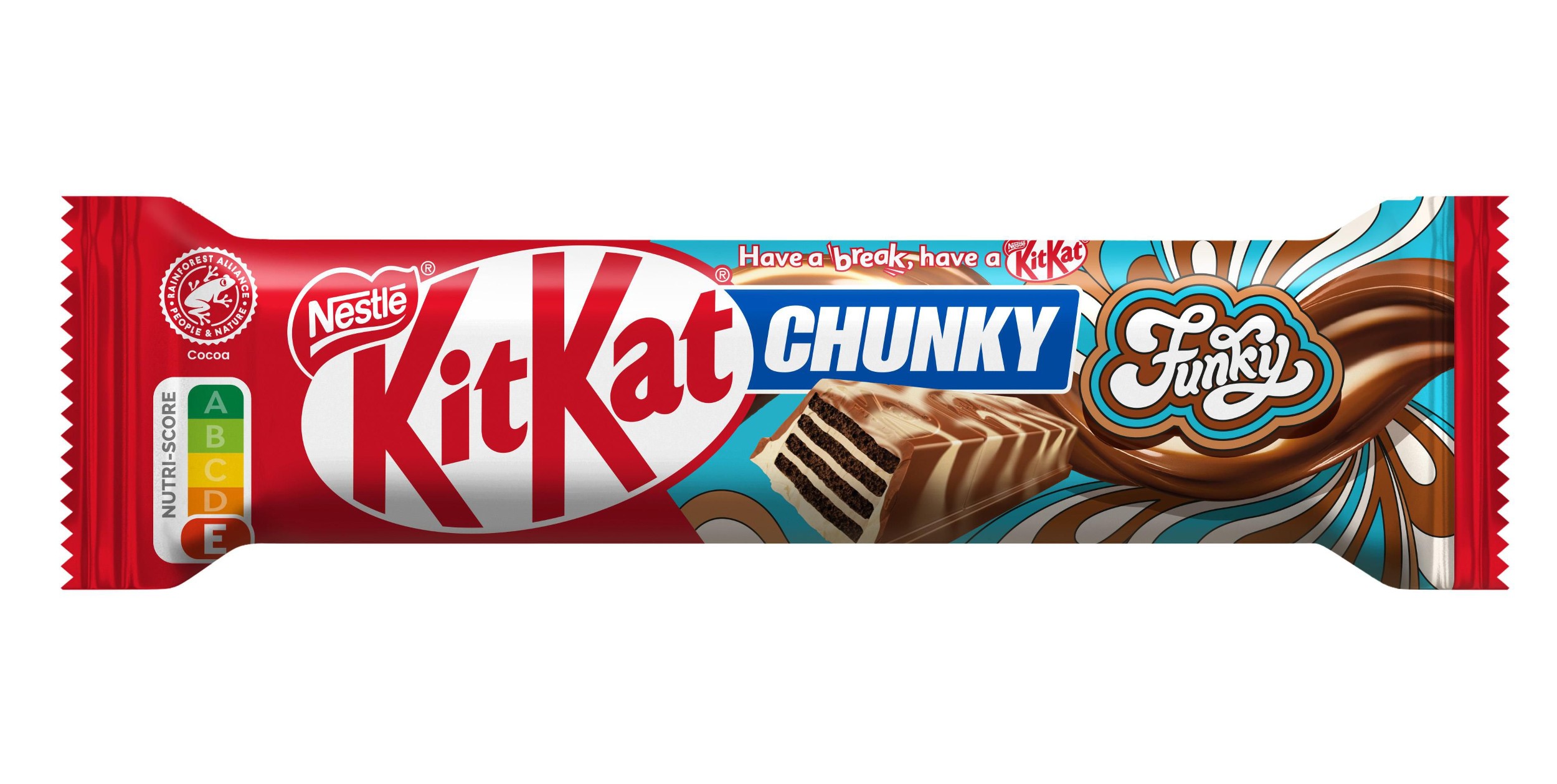 Trvanlivé potraviny - KitKat Chunky Funky oplatka v mléčné čokoládě 40g