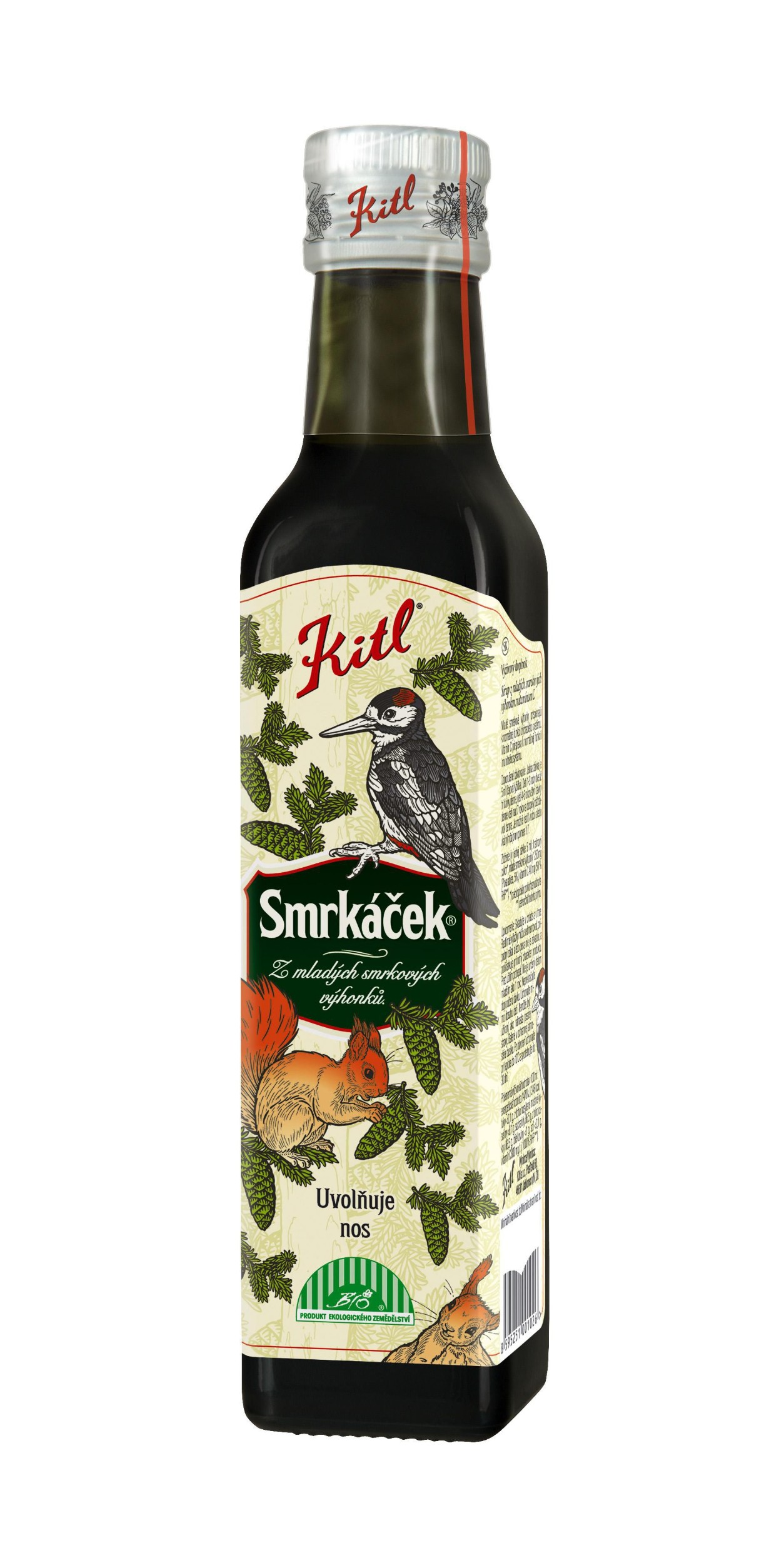 Nápoje - Kitl Smrkáček BIO 250 ml