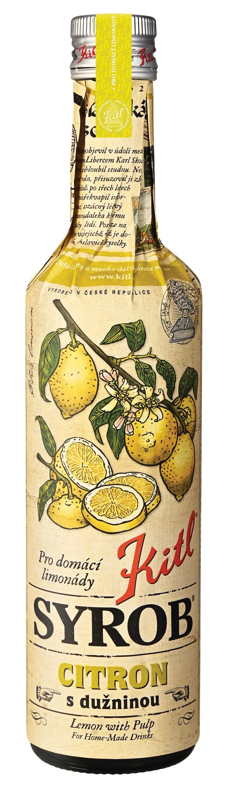 Nápoje - Kitl Syrob Citron s dužninou 500 ml