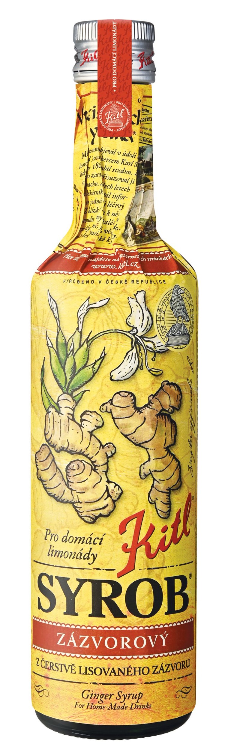 Nápoje - Kitl Syrob Zázvorový 500 ml