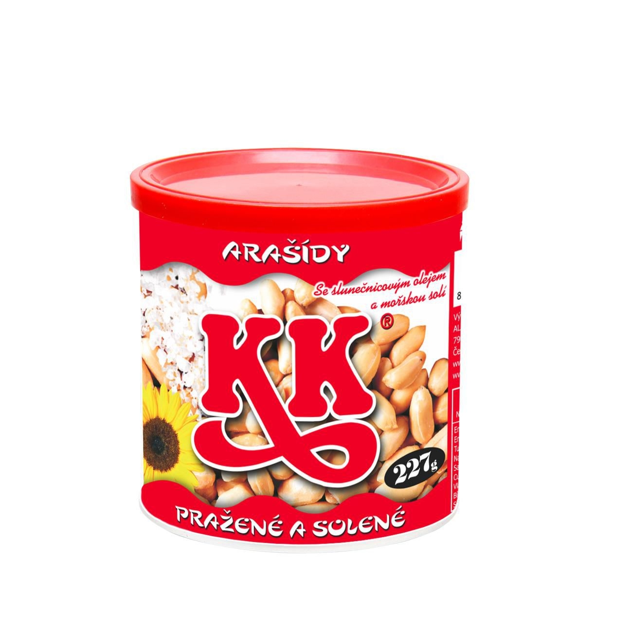 Trvanlivé potraviny - KK Arašídy pražené solené 227 g