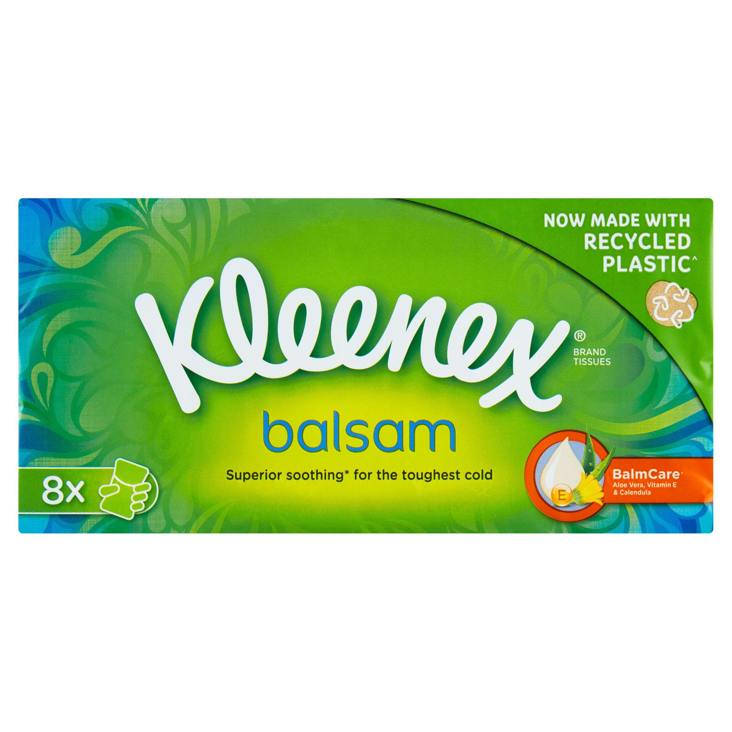 Drogerie a kosmetika - Kleenex Kapesníky papírové Balsam Hanks 8x9ks