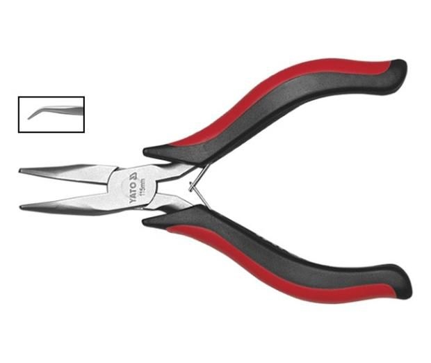 Domácnost a Zahrada - Kleště prodloužené ohnuté 115 mm mini