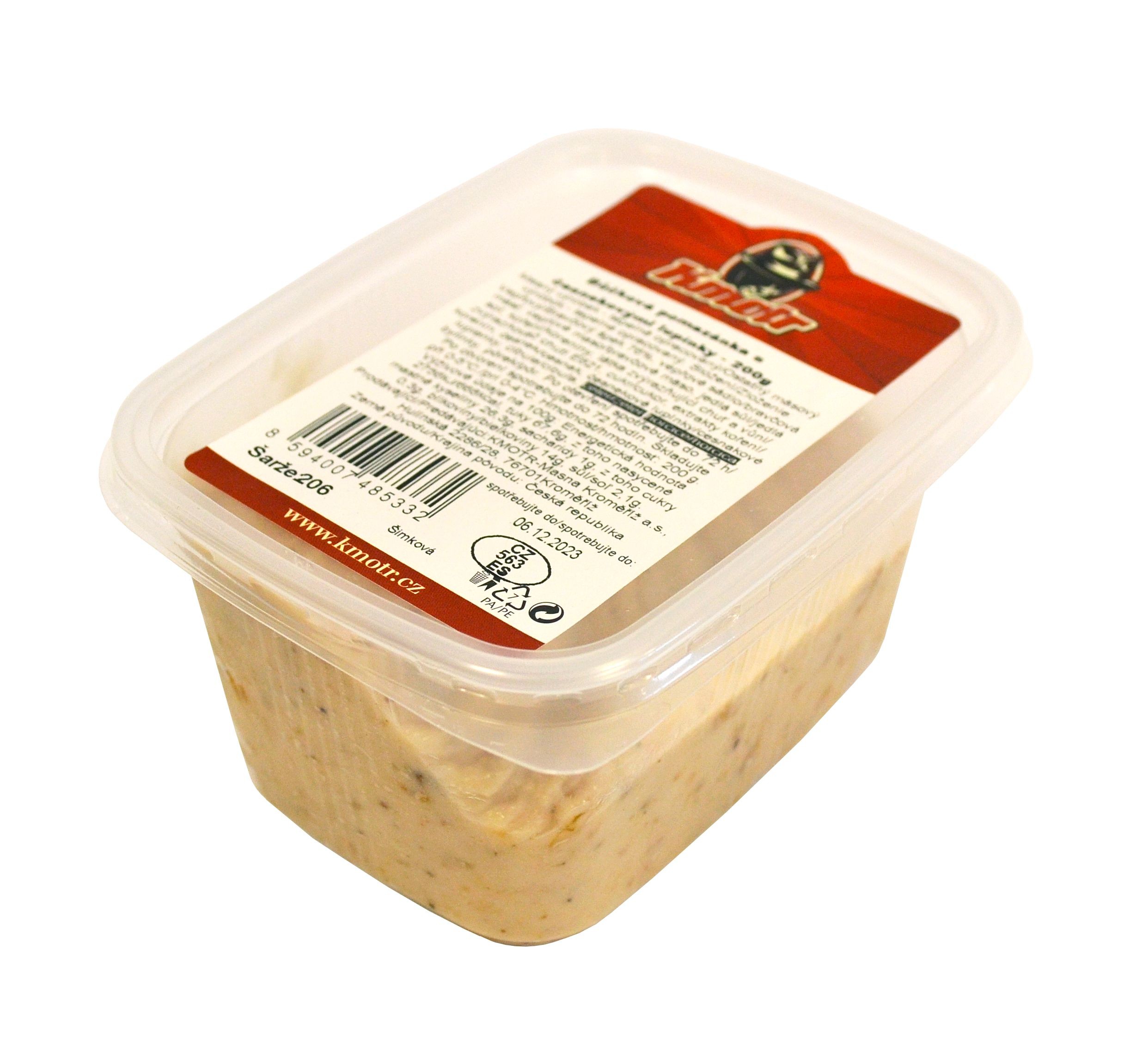 Uzeniny a lahůdky - Kmotr Bůčková pomazánka s česnekovými lupínky 200g