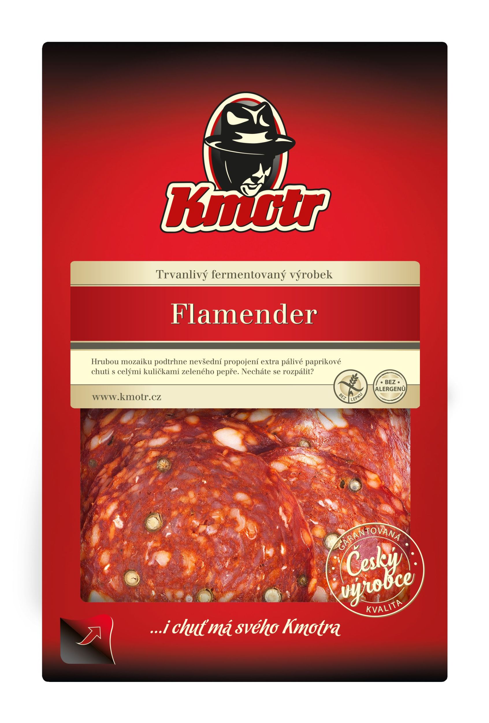 Uzeniny a lahůdky - Kmotr Flamender krájený 75 g