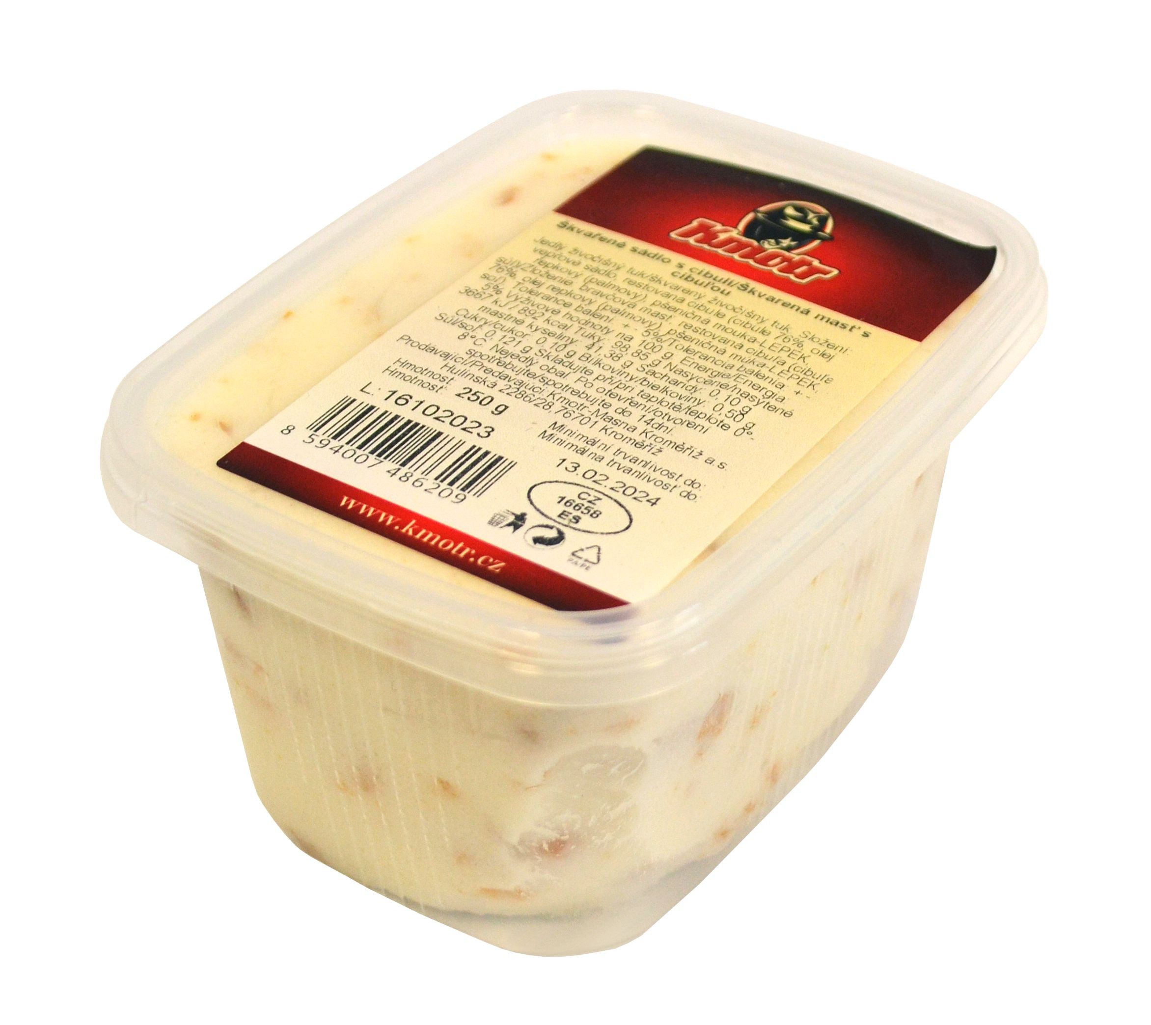 Uzeniny a lahůdky - Kmotr Škvařené sádlo s cibulí 250g