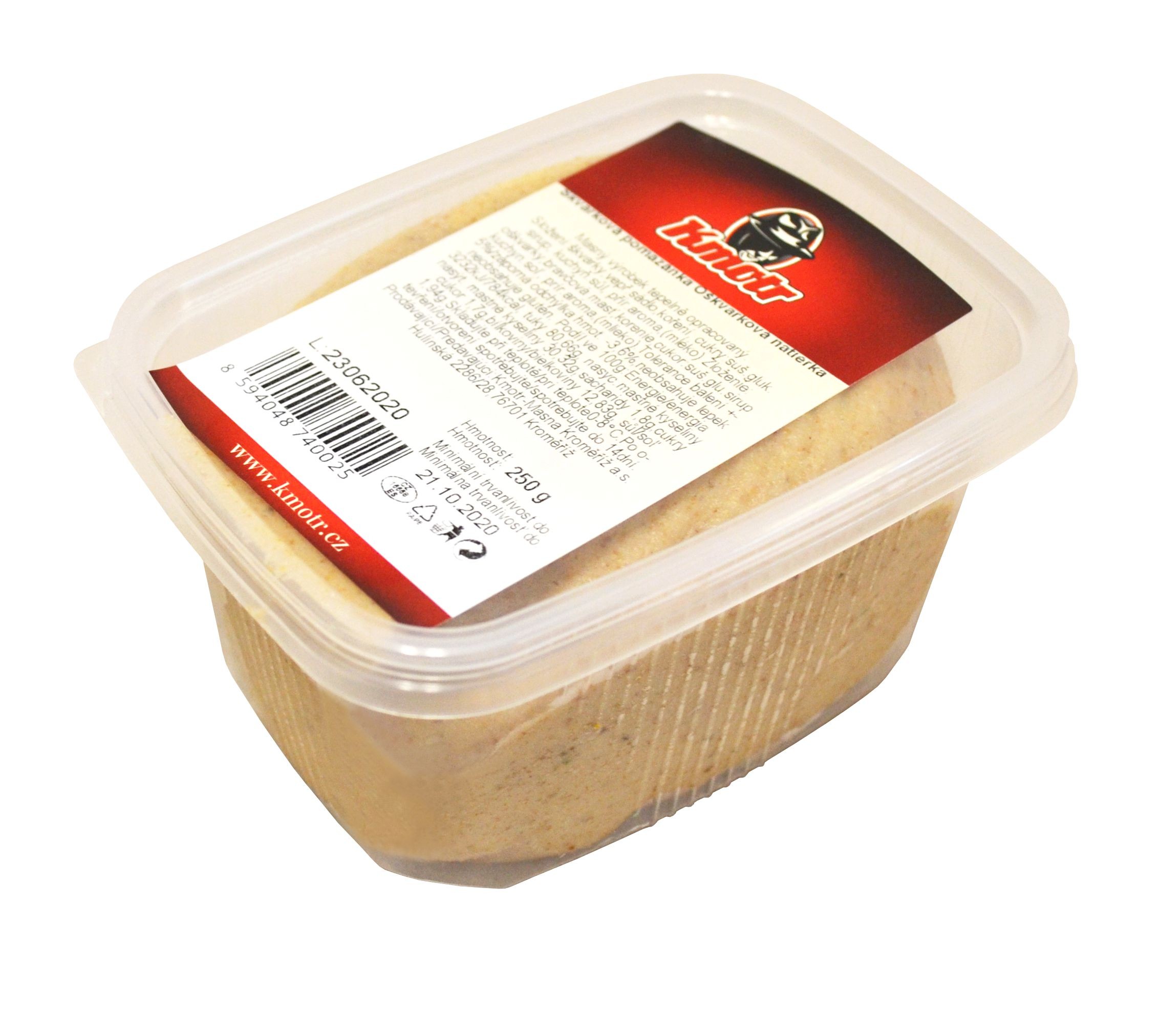 Uzeniny a lahůdky - Kmotr Škvarková pomazánka 250g