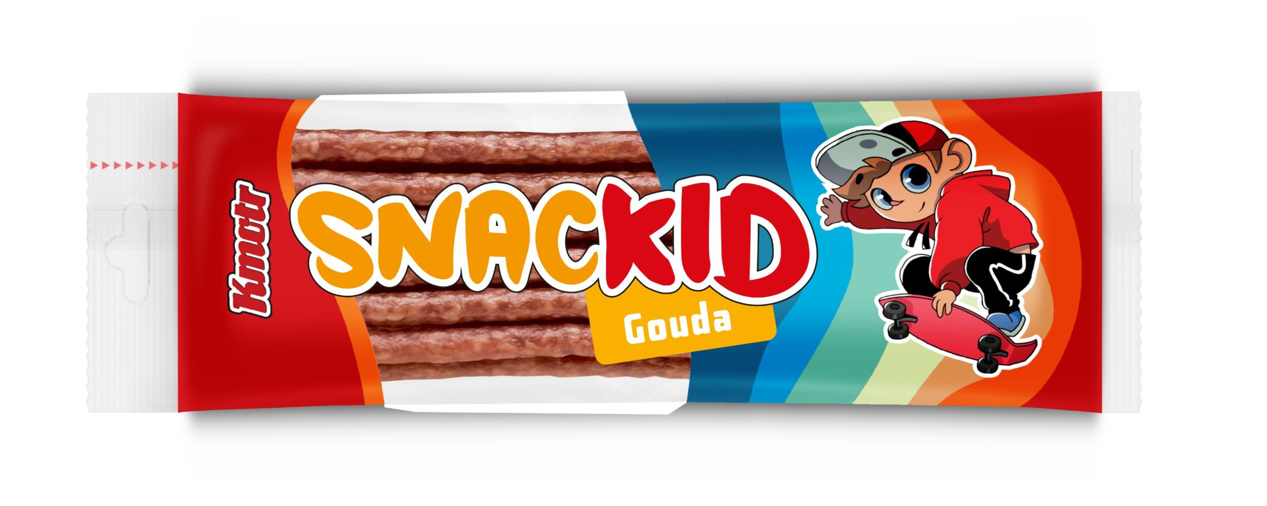Uzeniny a lahůdky - Kmotr Snackid gouda 80g