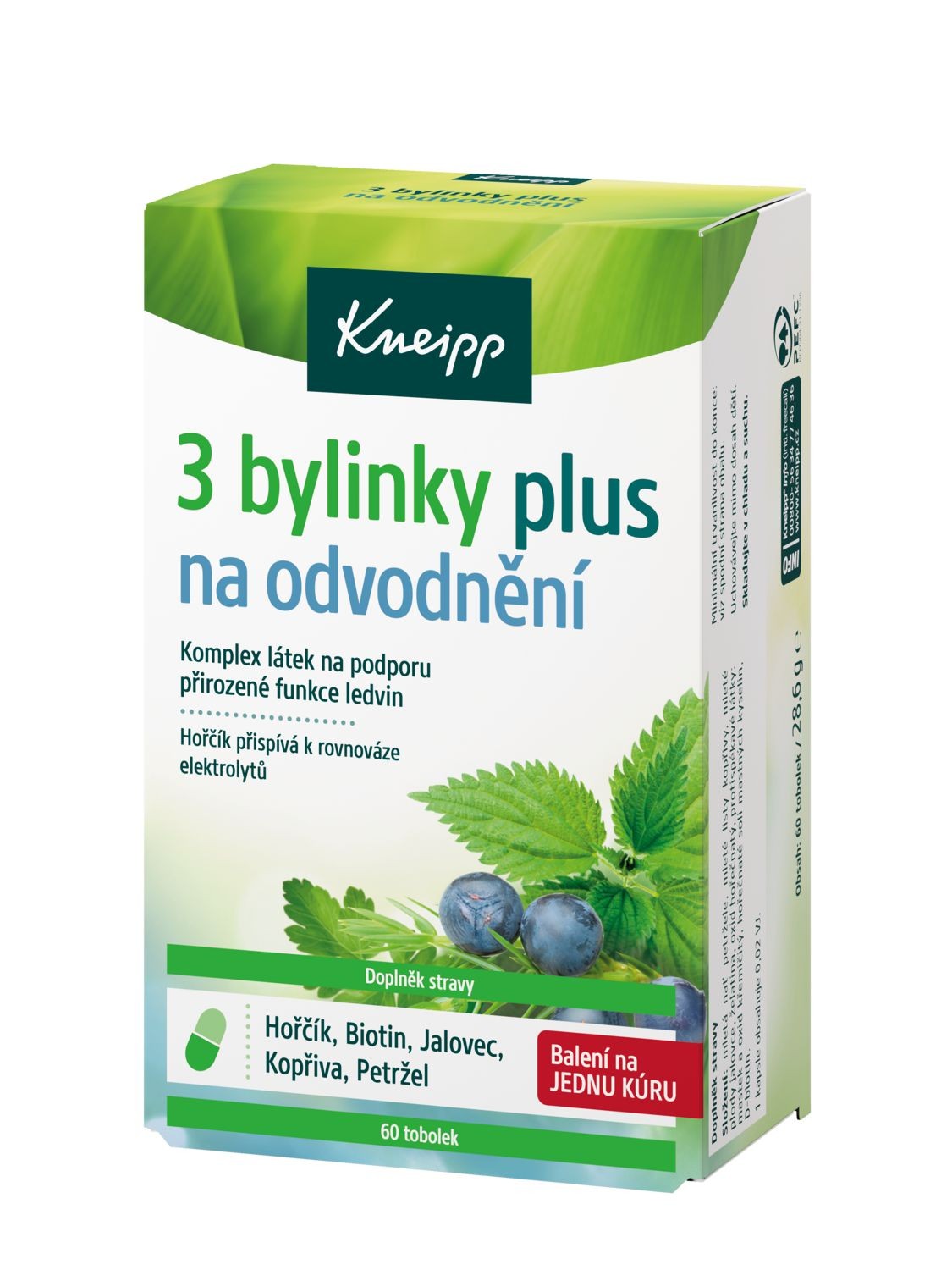 Kneipp 3 bylinky na odvodnění 60 tablet-0