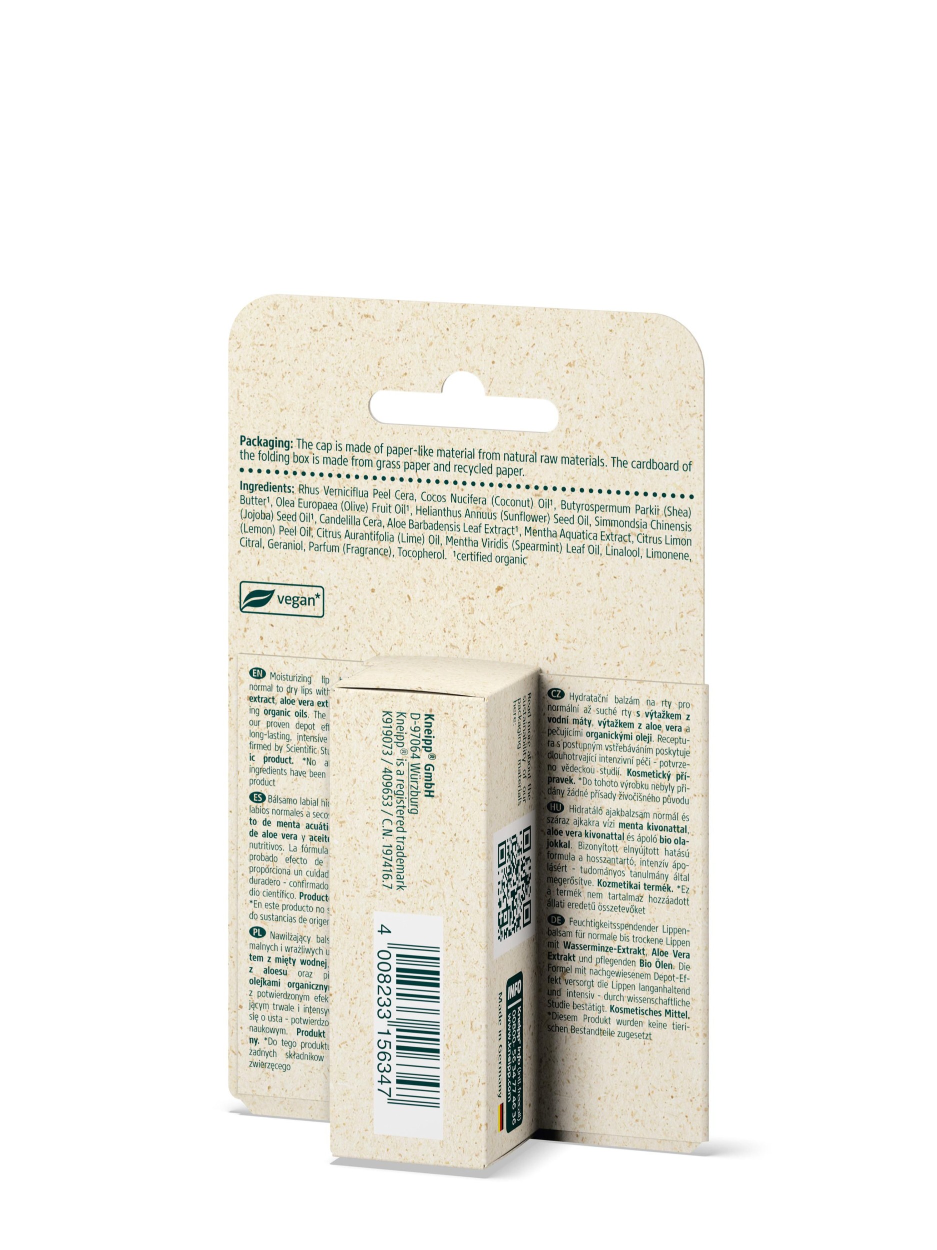 Kneipp Balzám na rty Aloe vera 4,7g-2