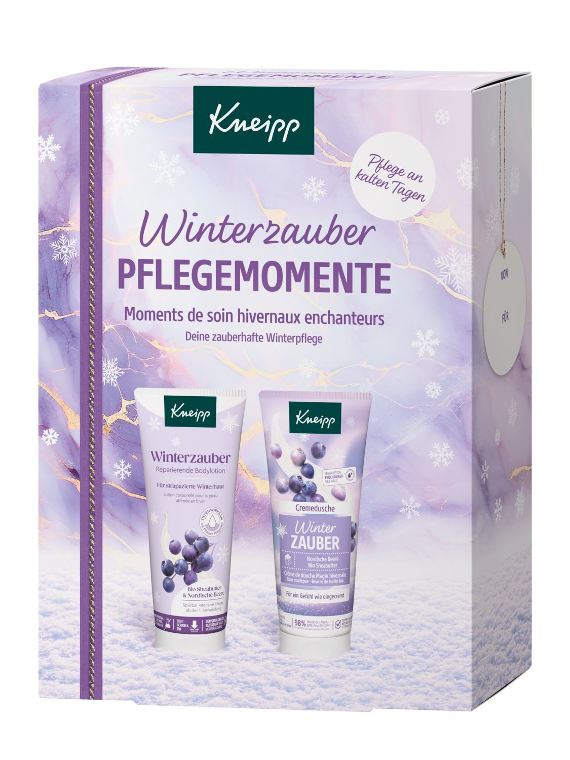 Drogerie a kosmetika - Kneipp dárková sada Zimní péče 2x200ml