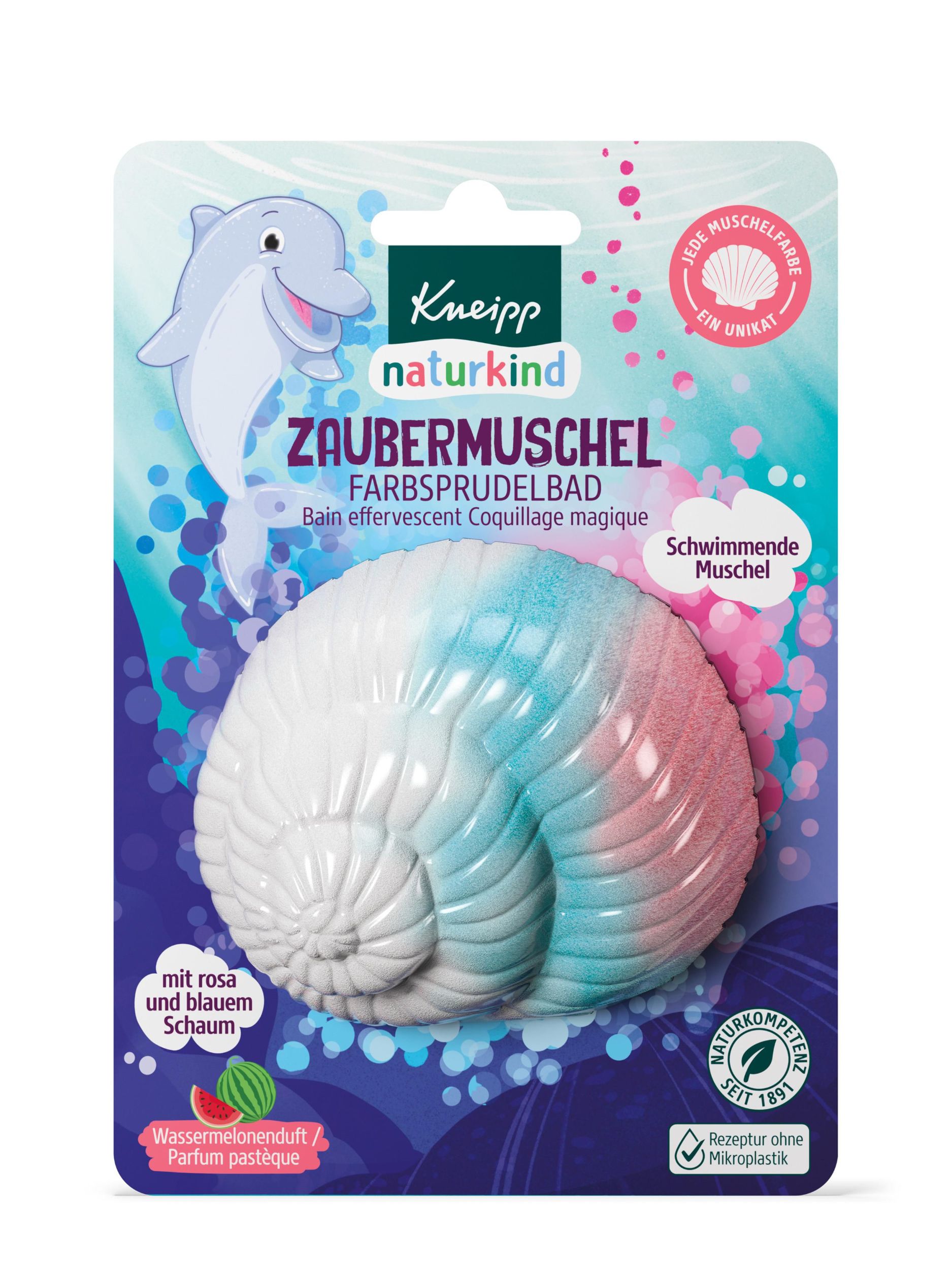 Drogerie a kosmetika - Kneipp koupelová bomba Kouzelná mušle 85g