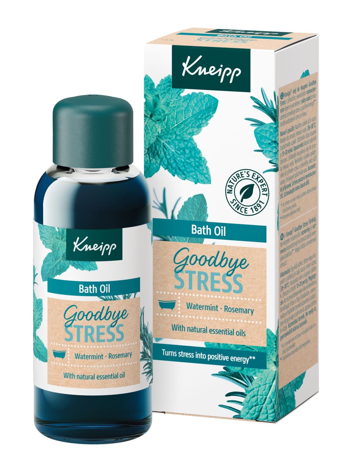 Drogerie a kosmetika - Kneipp Olej do koupele Goodbye Stress 100 ml