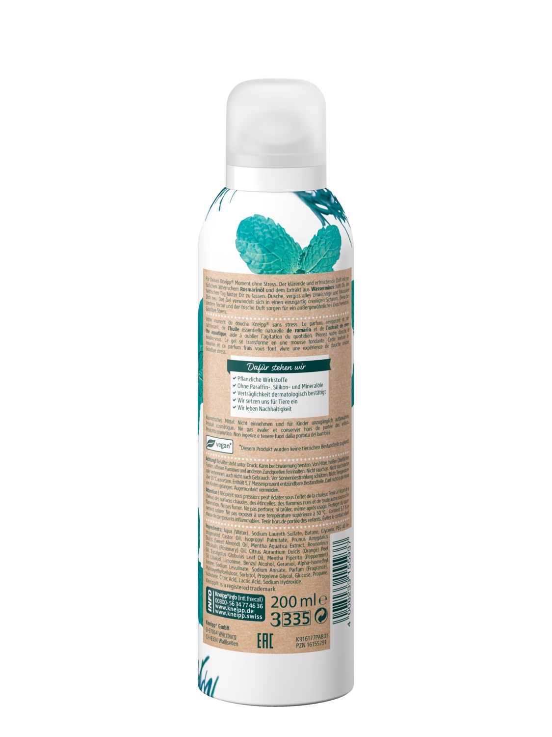 Kneipp Sprchová pěna Goodbye stress 200 ml-0
