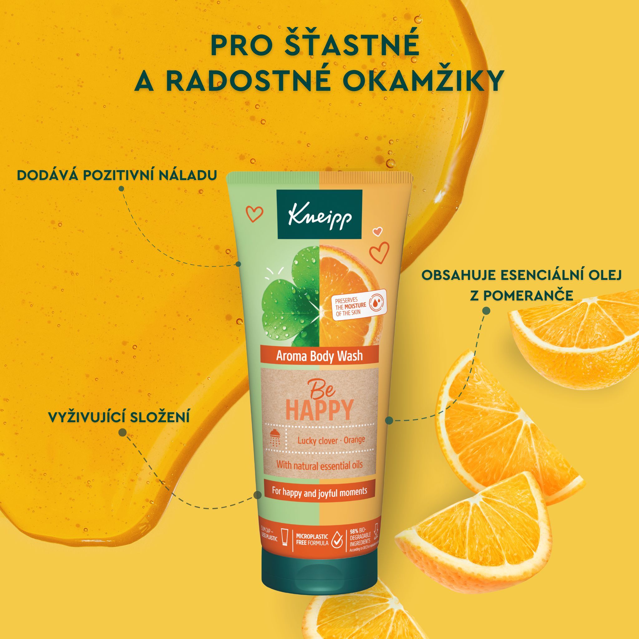 Kneipp sprchový gel Be Happy, 200ml-0
