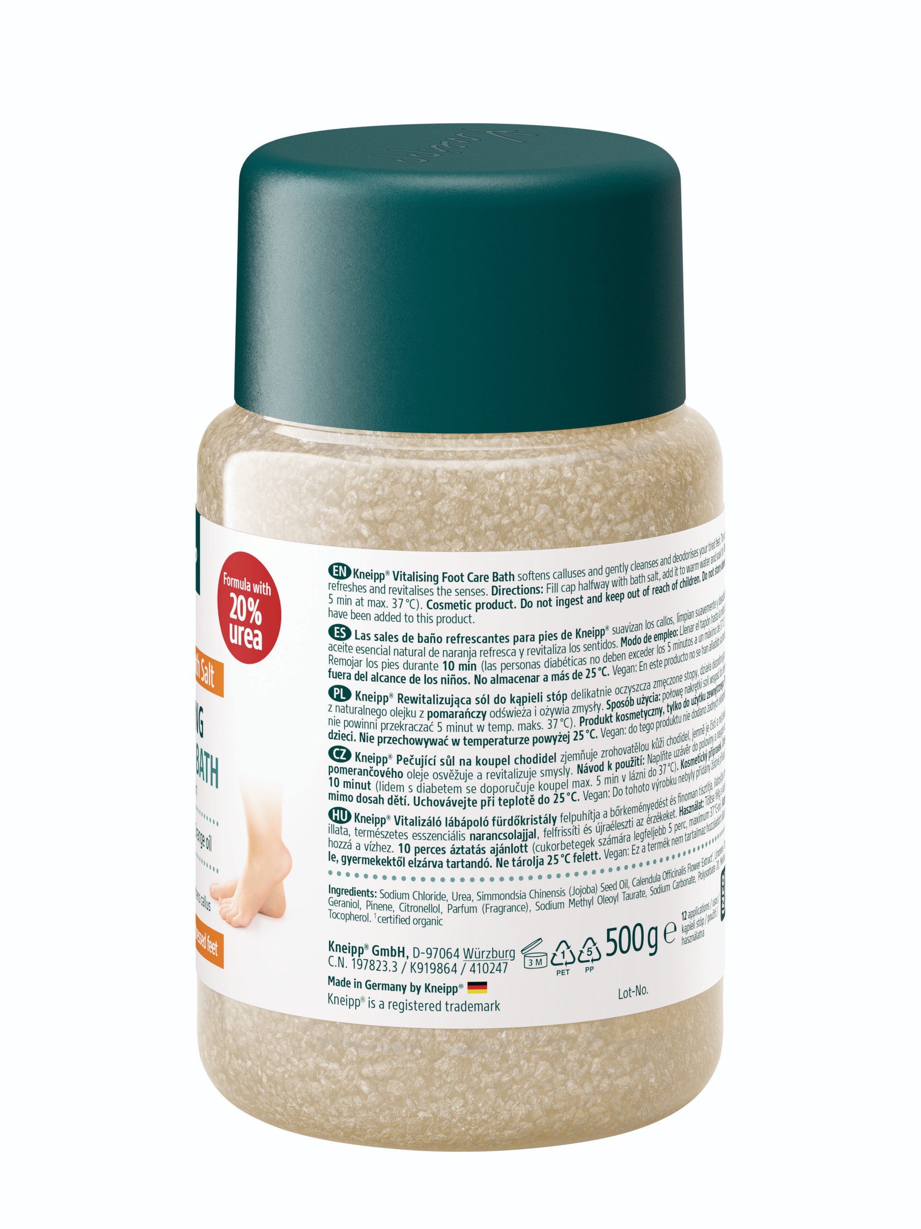 Kneipp Sůl do koupele péče o nohy 500 g-0