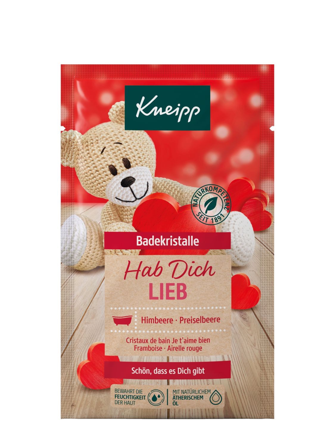 Drogerie a kosmetika - Kneipp sůl Miluji Tě 60g