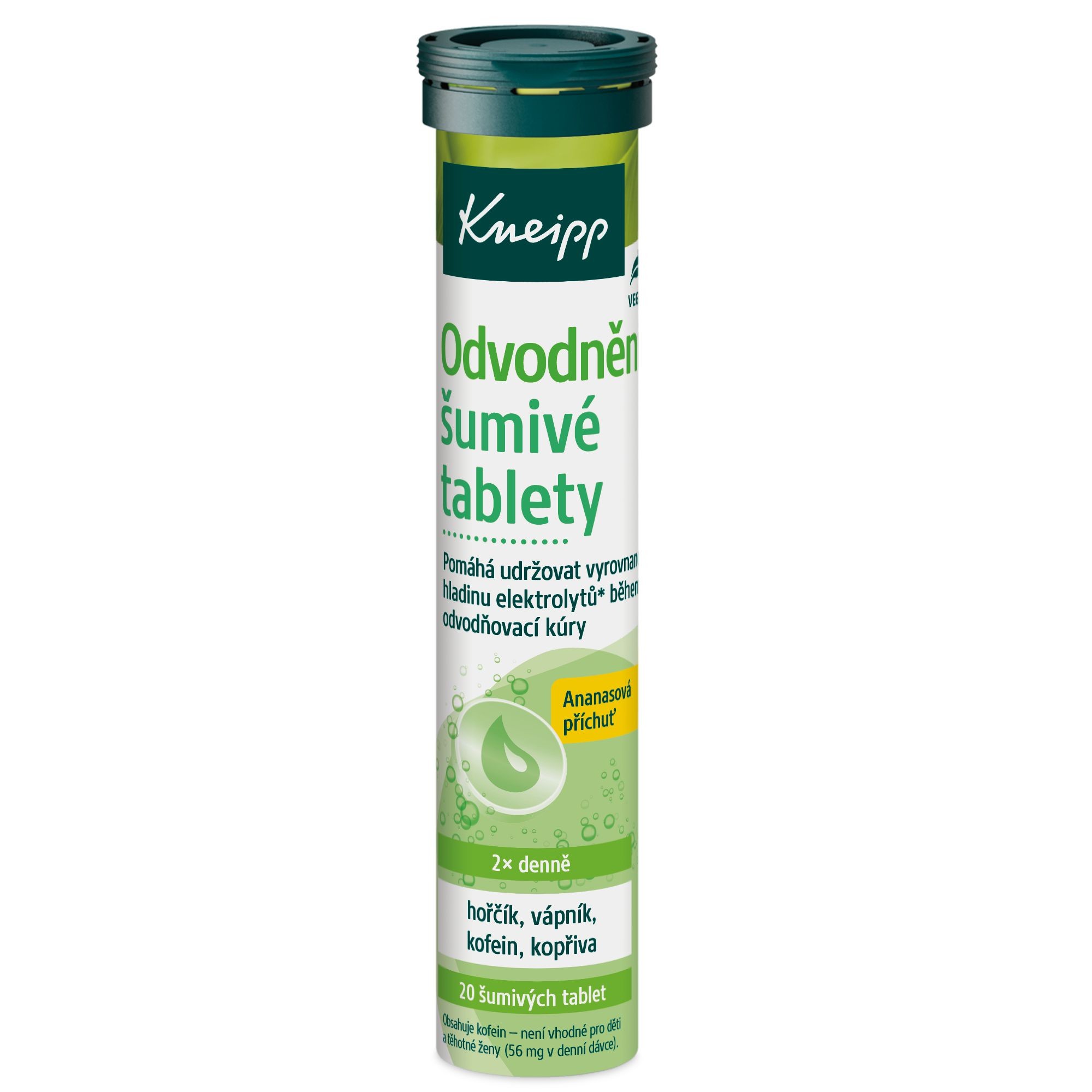 Péče o zdraví - Kneipp Šumivé tablety na podporu odvodnění 20 ks