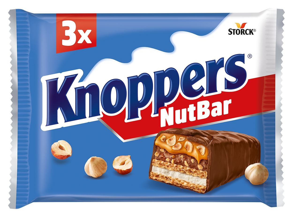 Trvanlivé potraviny - Knoppers NutBar 3x40g