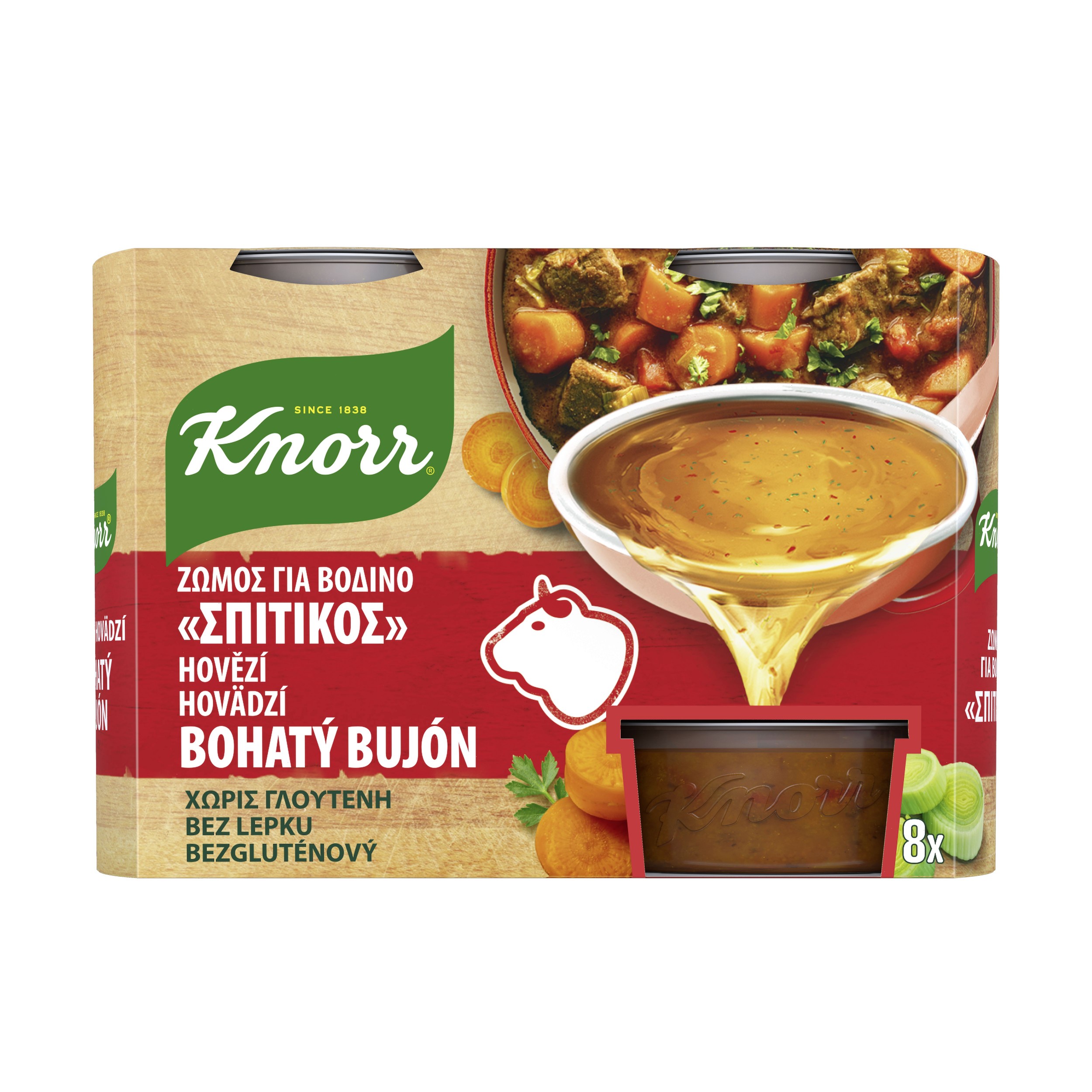 Trvanlivé potraviny - Knorr Bohatý Bujón hovězí 224g