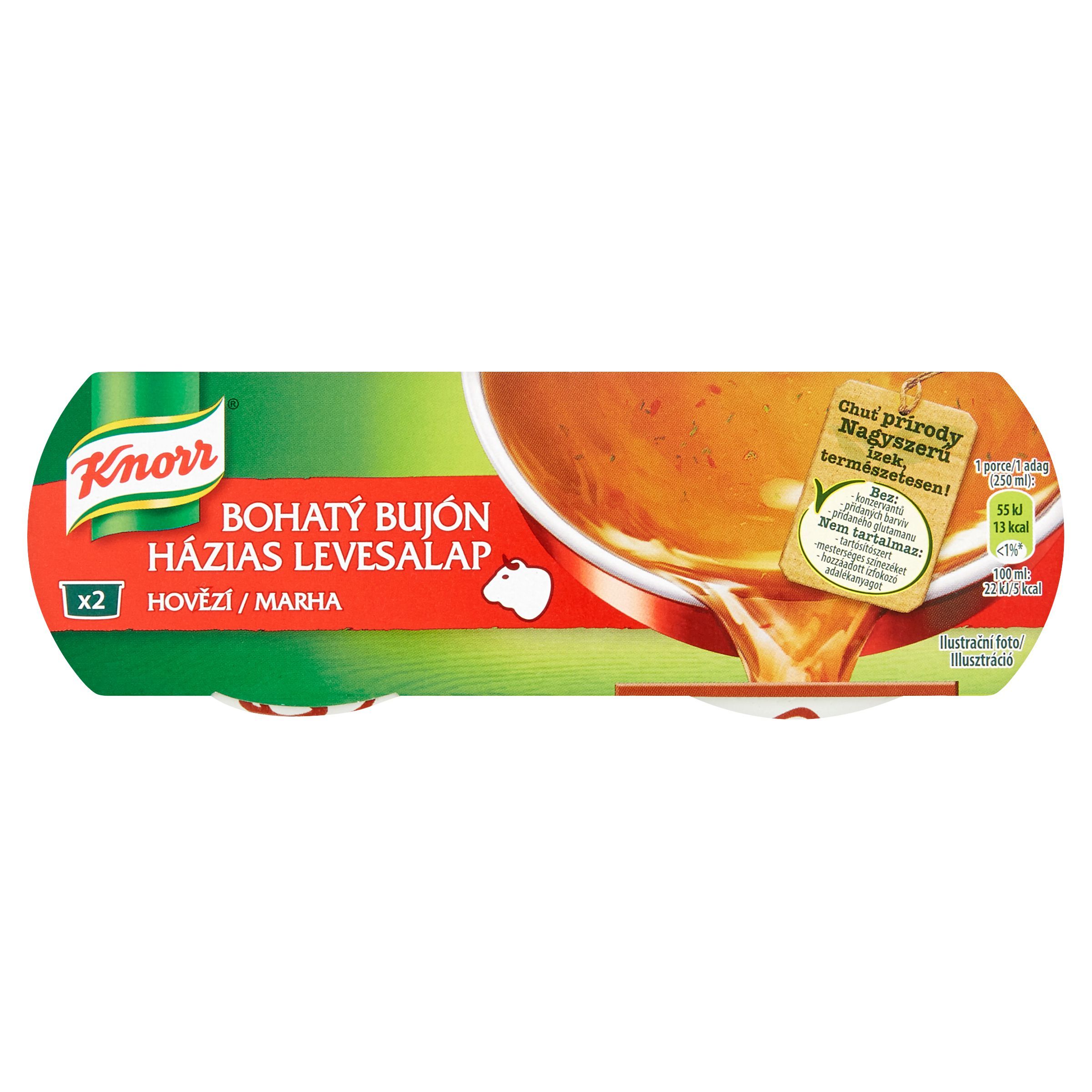 Trvanlivé potraviny - Knorr Bohatý Bujón Hovězí 2x28 g
