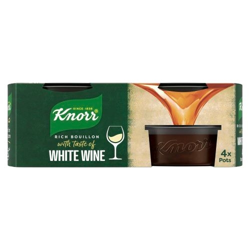 Trvanlivé potraviny - Knorr Bohatý bujón s chutí bílého vína 104g